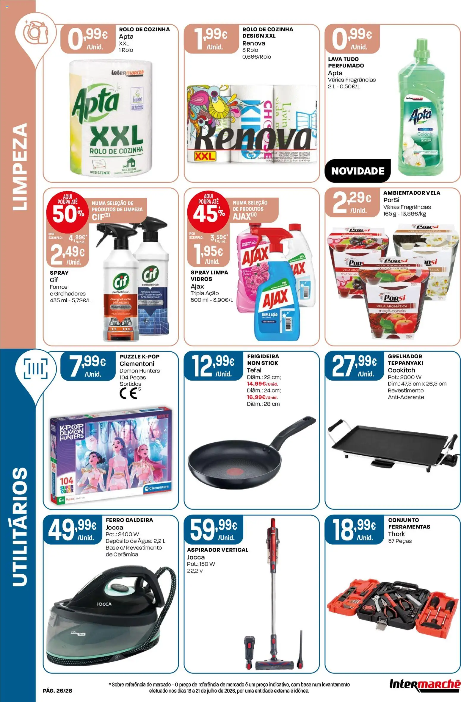 Intermarché Folheto Contact │ válido de 20/08/2026 | Página: 26 | Produtos: Aspirador, Ferramentas, Aspirador vertical, Massa
