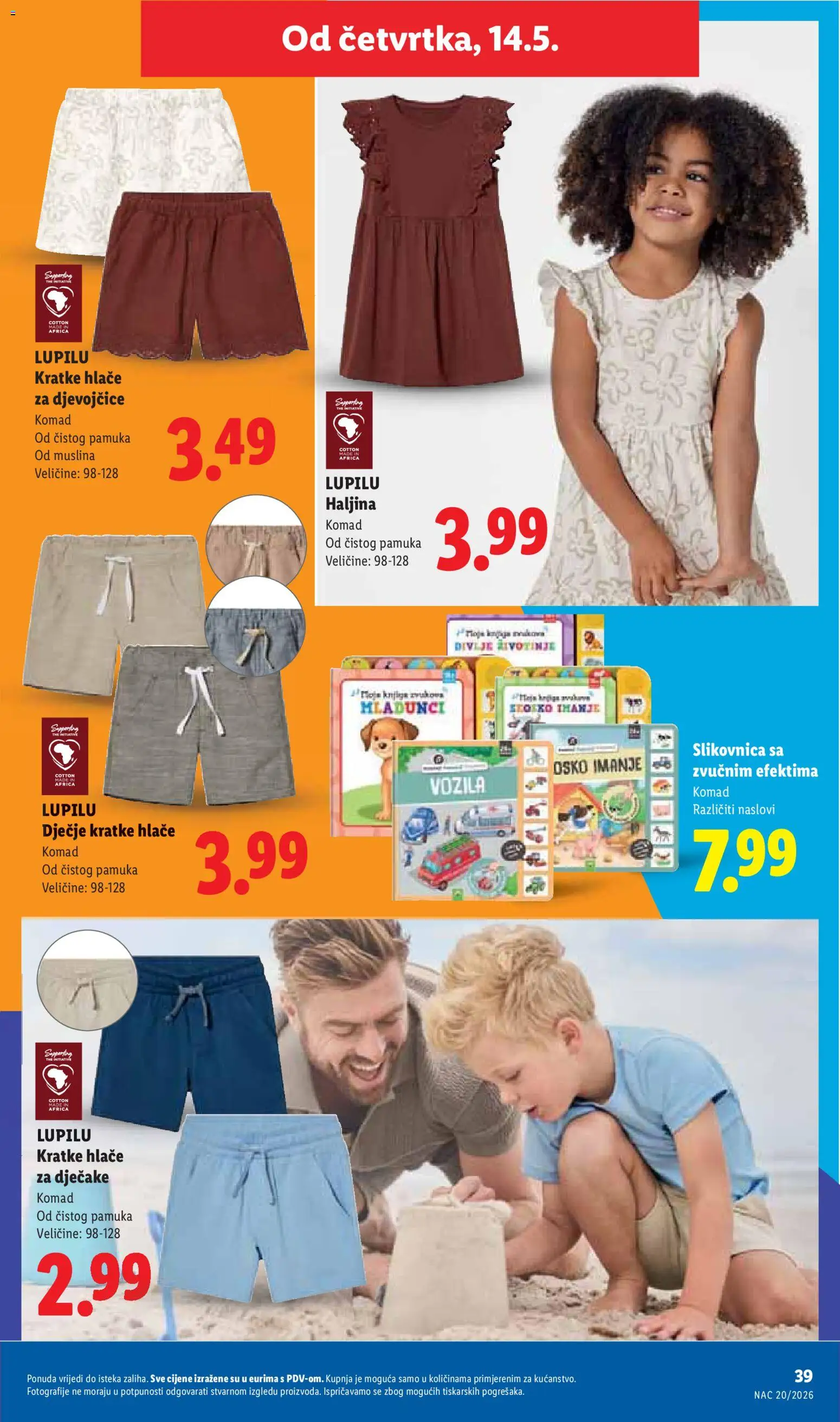 Lidl katalog | vrijedi od 11.05.2026 | Stranica: 39 | Proizvodi: Hlače, Kratke hlače, Haljina