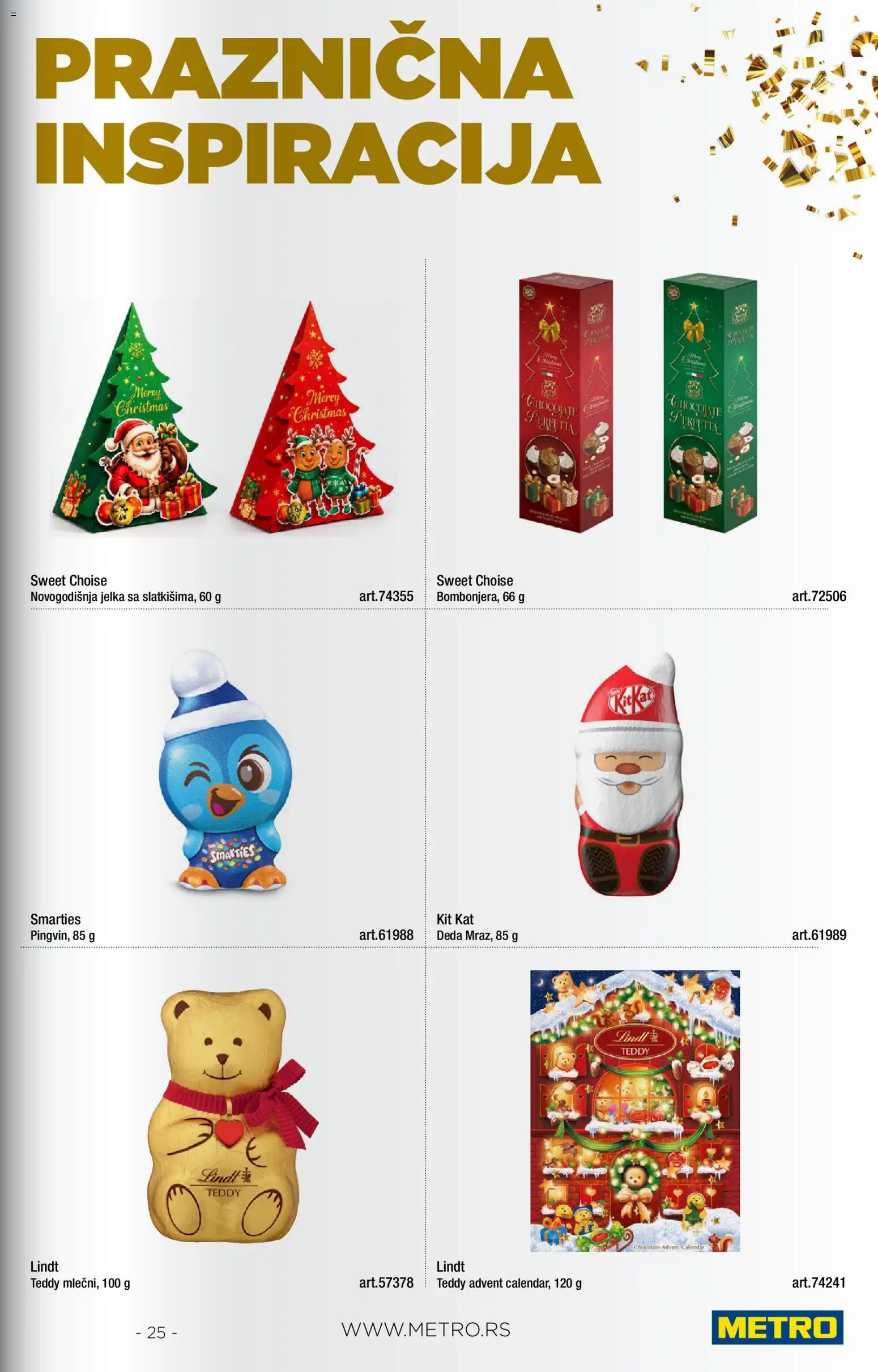 Metro katalog - važi od 01.11.2026 | Strana: 25 | Proizvode: Lindt
