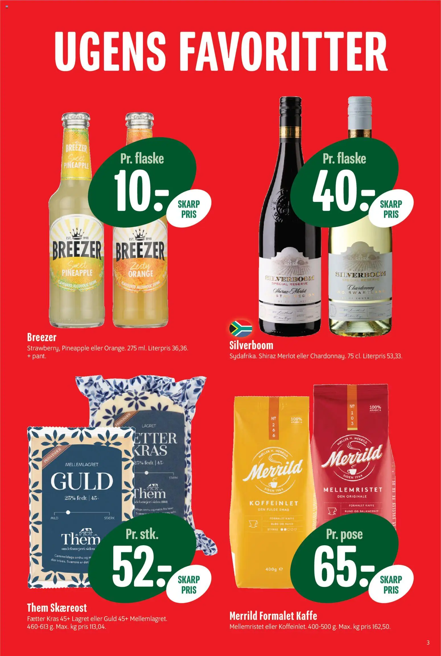Min Købmand tilbudsavis – gyldig fra 23/10/2026 | Side: 3 | Produkter: Mælk, Kaffe