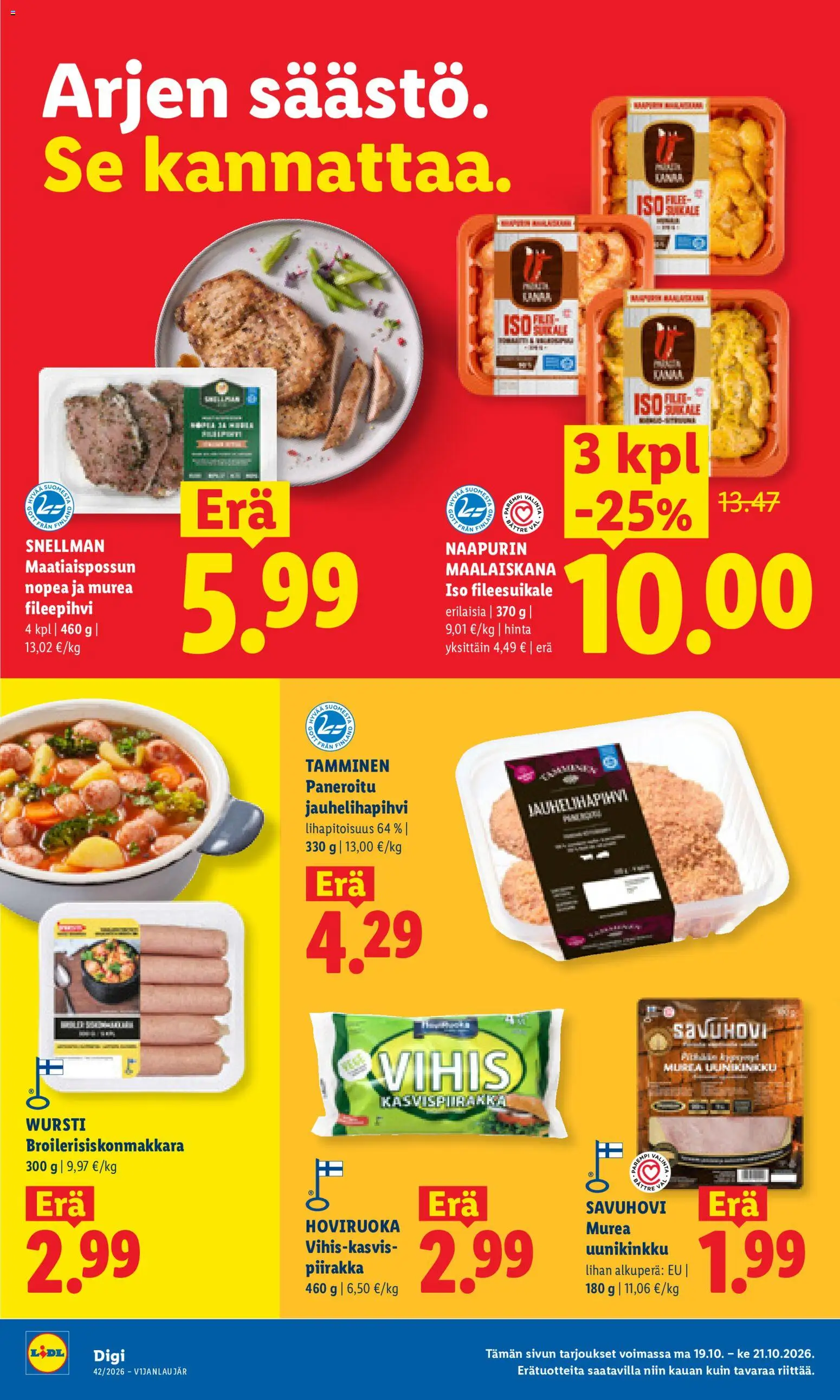 Lidl tarjoukset Helsinki – voimassa 19/10/2026 alkaen | Sivu: 4