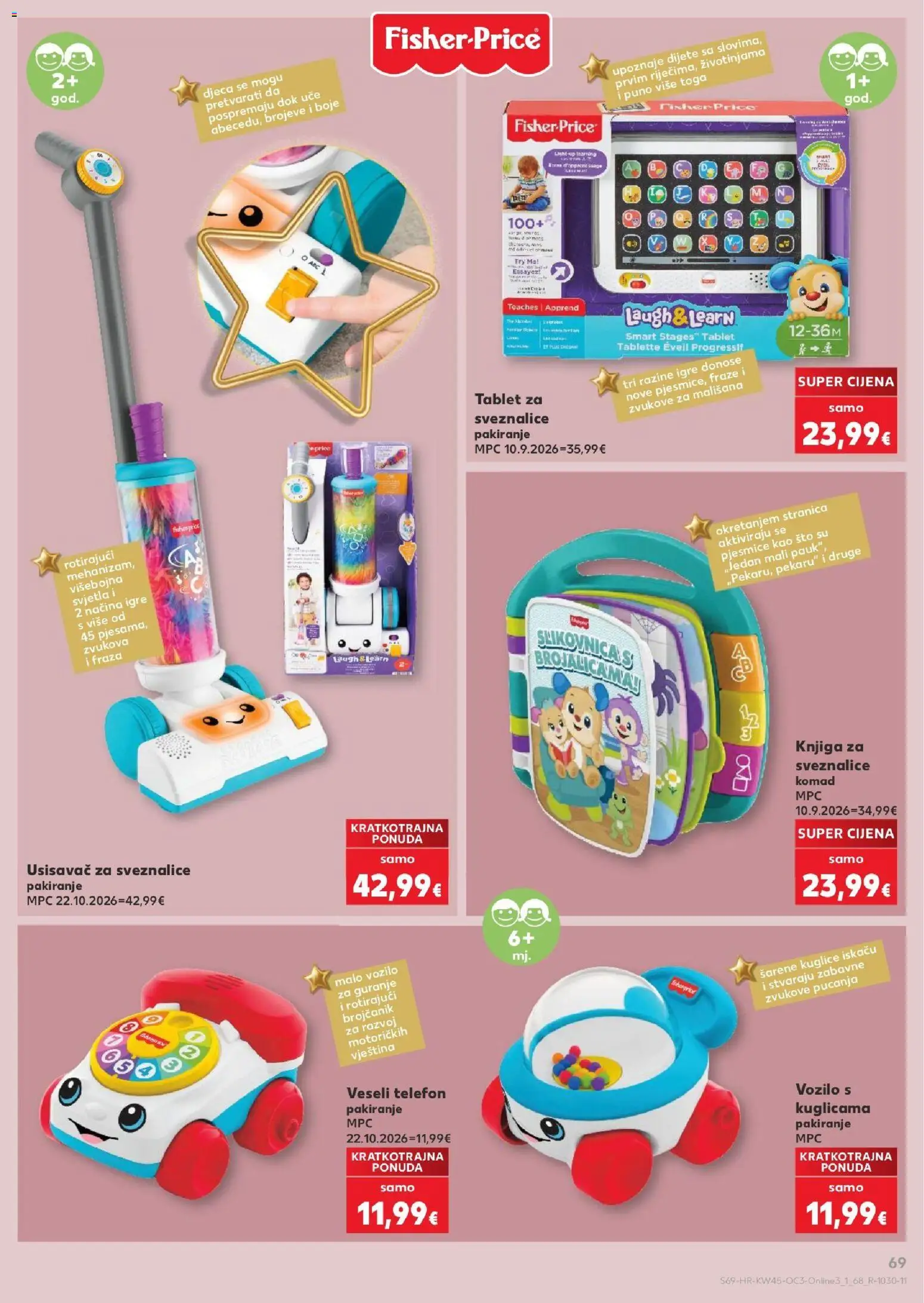 Kaufland katalog | vrijedi od 02.11.2026 | Stranica: 69 | Proizvodi: Usisavač, Tablet, Rum, Telefon