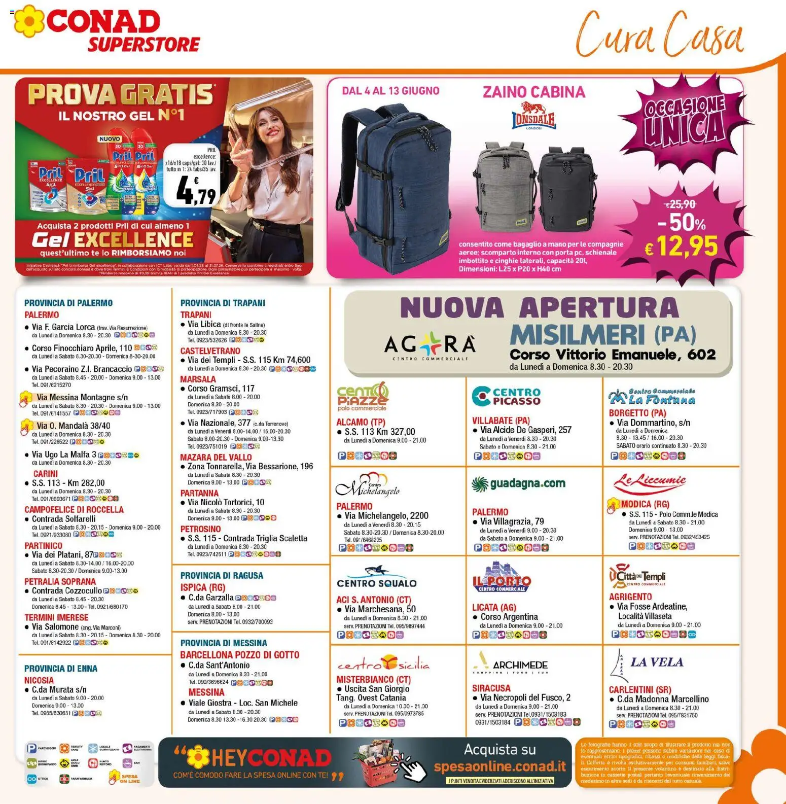 Volantino Conad del 04.06.2026 | Pagina: 31 | Prodotti: Scaletta, Tè, Zaino, Polo