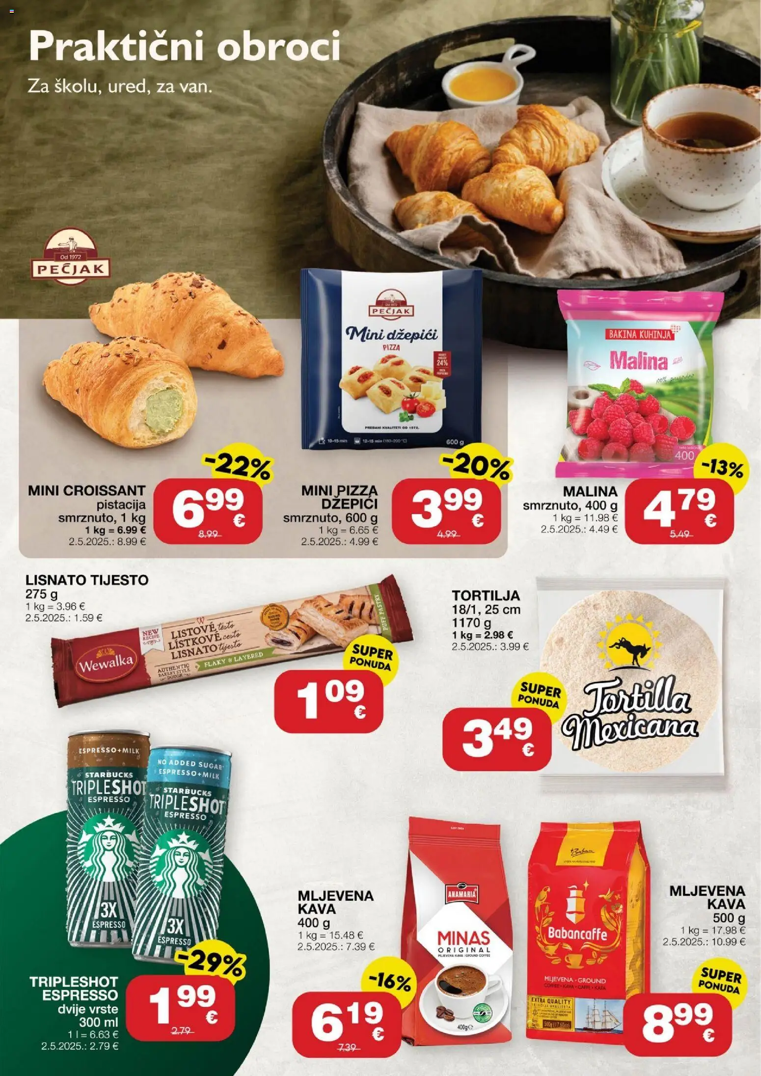 Stanić Diskont katalog | vrijedi od 03.09.2026 | Stranica: 5 | Proizvodi: Espresso, Tijesto, Mljevena kava, Pistacija