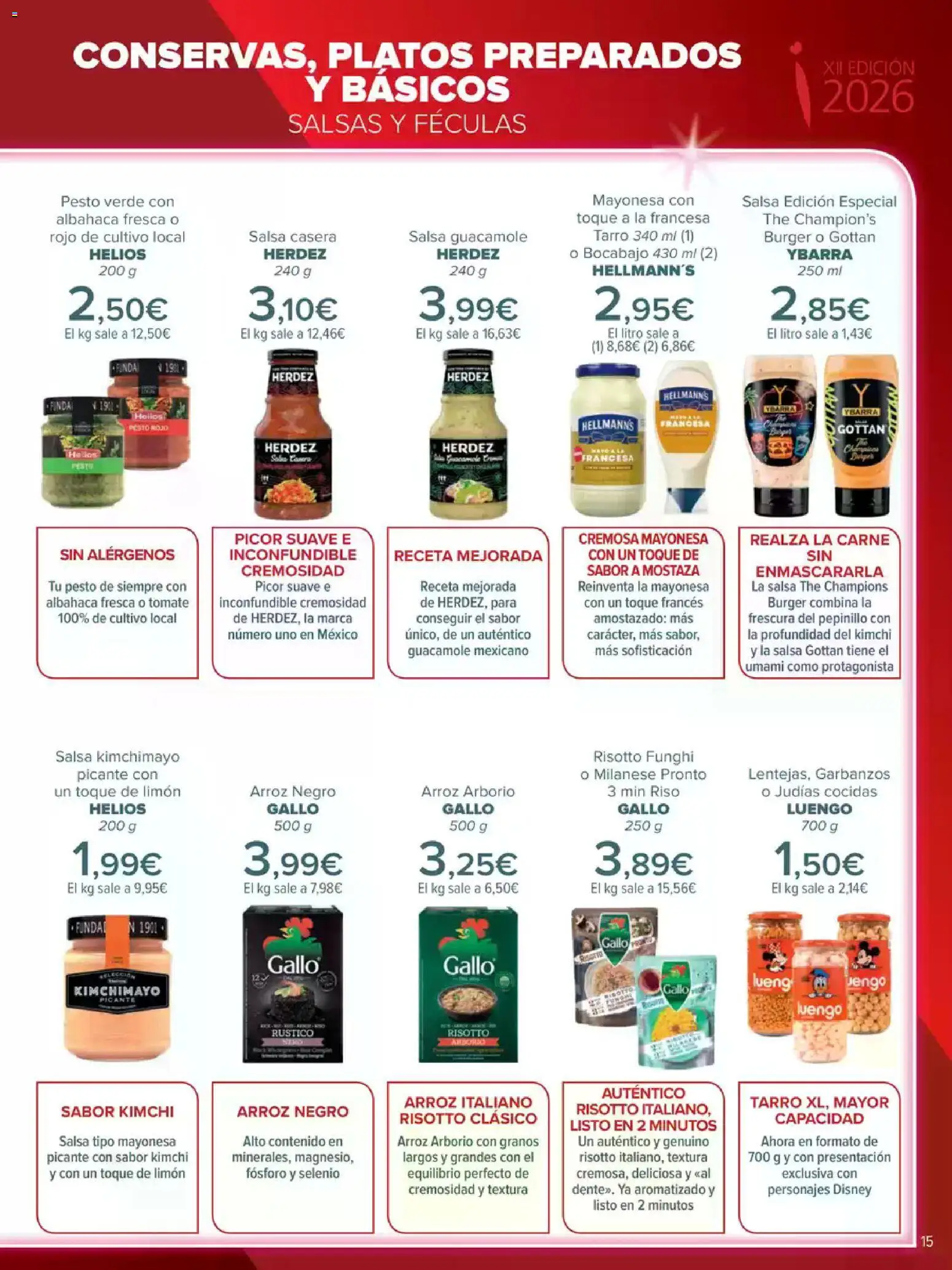 Carrefour Innovación │ válido desde el 05.05.2026 | Página: 15 | Productos: Arroz, Guacamole, Οθόνη προβολής, Funda
