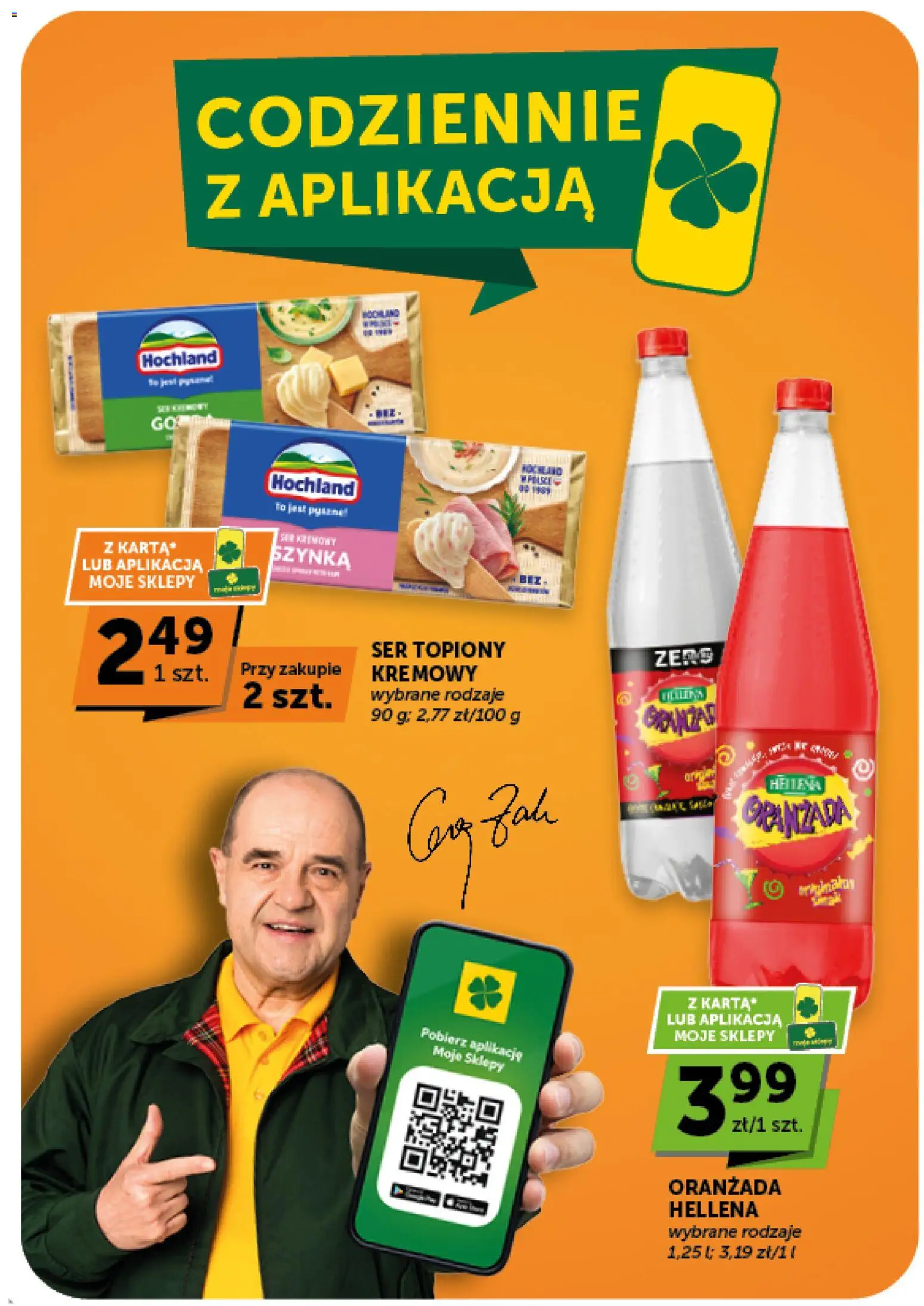 ABC gazetka - Minimarket od 13.08.2026 | Strona: 4 | Produkty: Oranżada, Oranżada hellena, Szynka, Ser