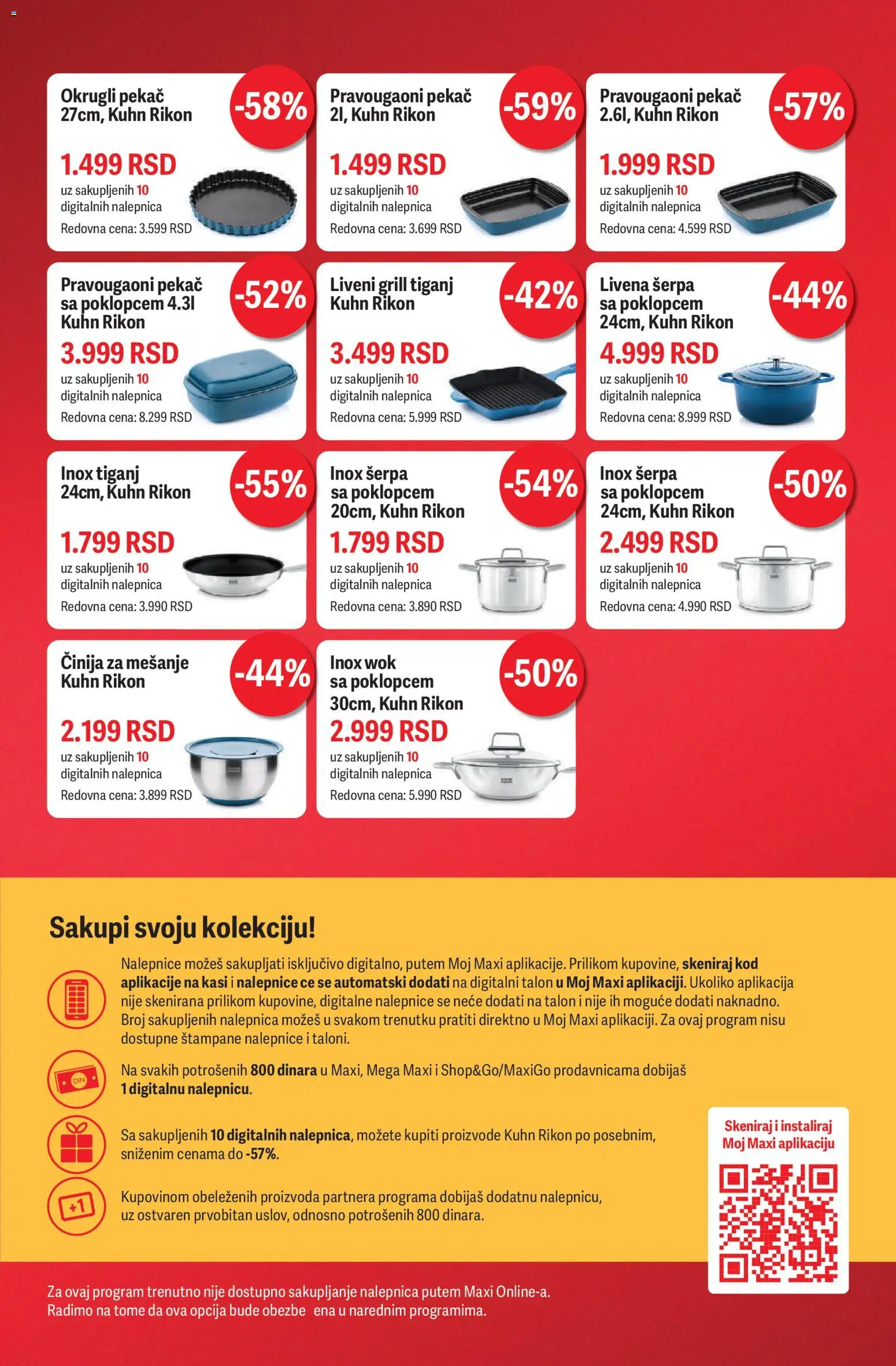 Maxi katalog - važi od 29.10.2026 | Strana: 2 | Proizvode: Wok, Tiganj, Pekač