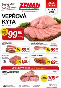 Náhled letáku Prodejny Zeman leták od 07.07.2026
