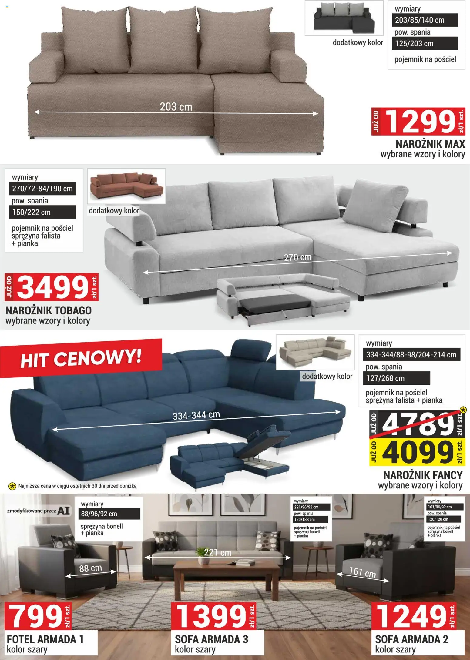 Merkury Market gazetka - Meble, Wypoczynki, Materace od 01.09.2026 | Strona: 21 | Produkty: Pościel, Narożnik, Sofa, Fotel