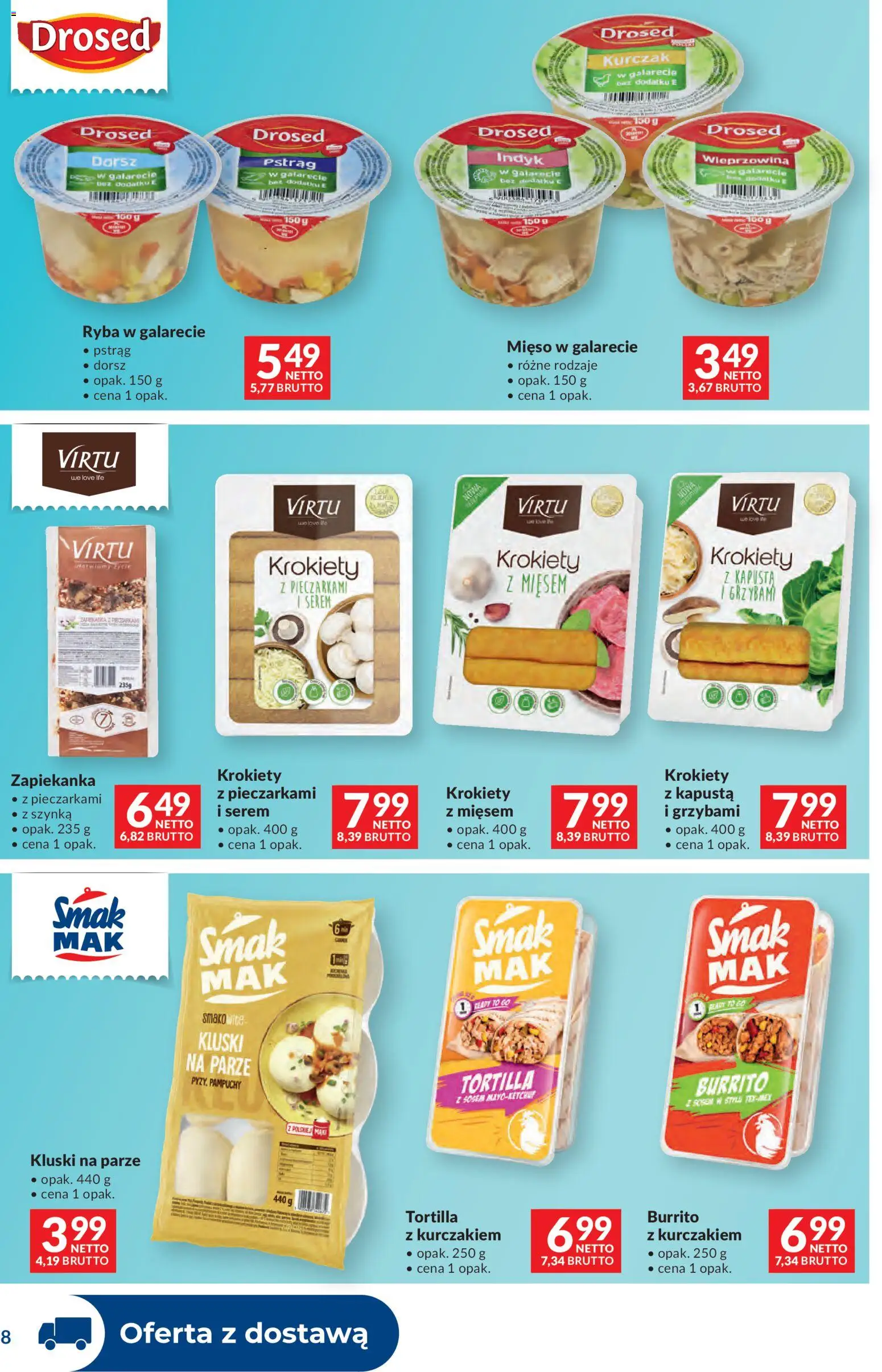 Makro gazetka - Dystrybucja do sklepów od 12.05.2026 | Strona: 8 | Produkty: Kapusta, Kurczak, Mięso, Tortilla