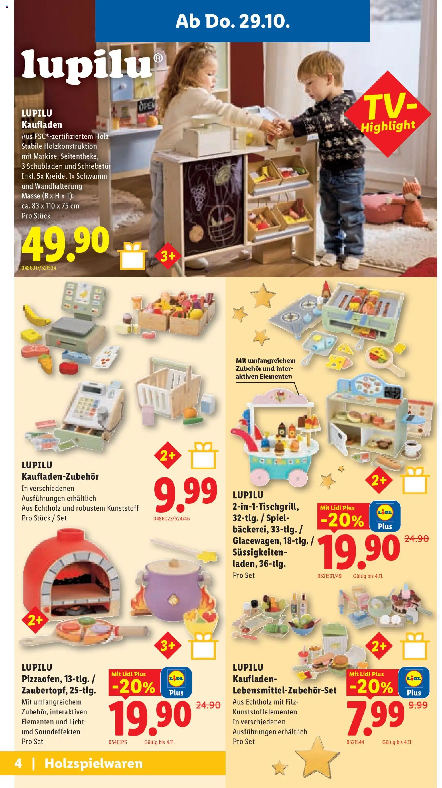 Lidl aktionen Spielwaren – gültig ab 29.10.2026 | Seite: 4