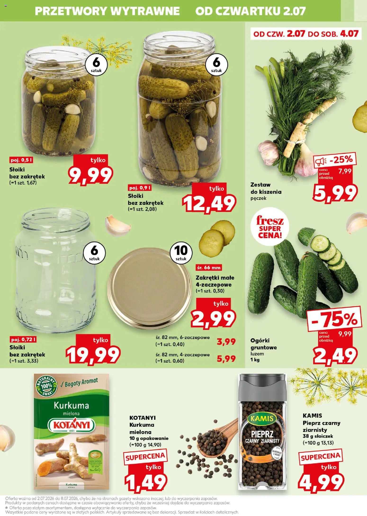 Kaufland Polsko leták - Kochamy przetwory od 02.07.2026 | Strana: 13 | Produkty: Kurkuma