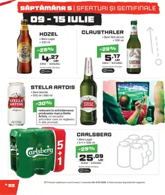 Ofertele Mega Image valabile de la 11.06.2026 | Pagină: 22 | Produse: Bere