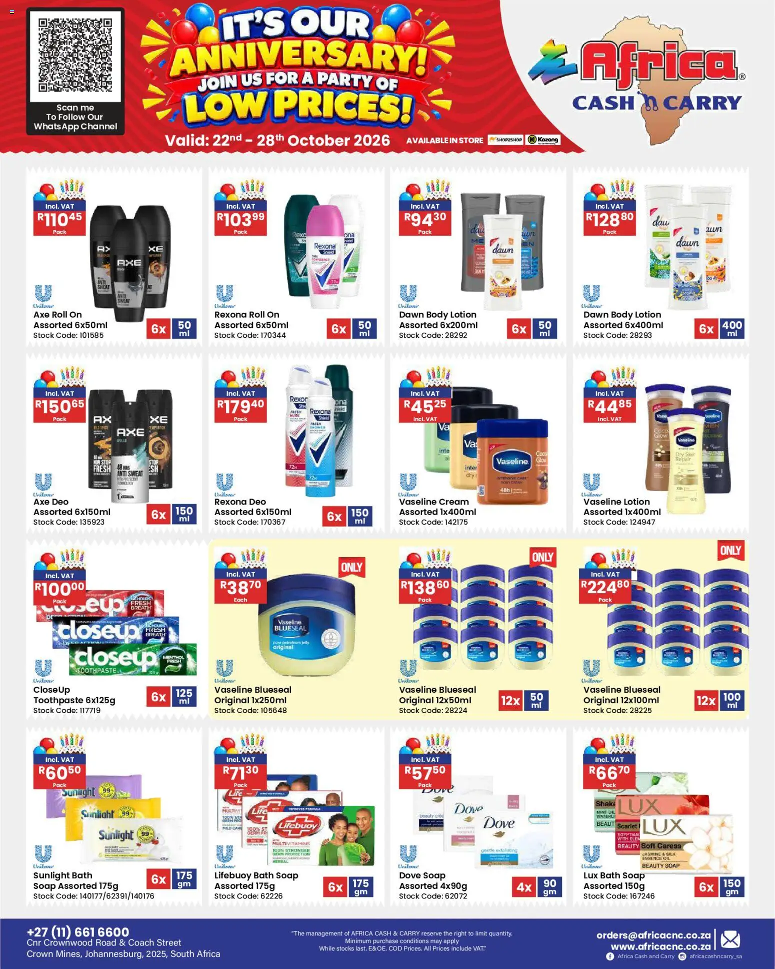 New Africa Cash & Carry catalogue – valid from 22/10/2026 | Page: 112