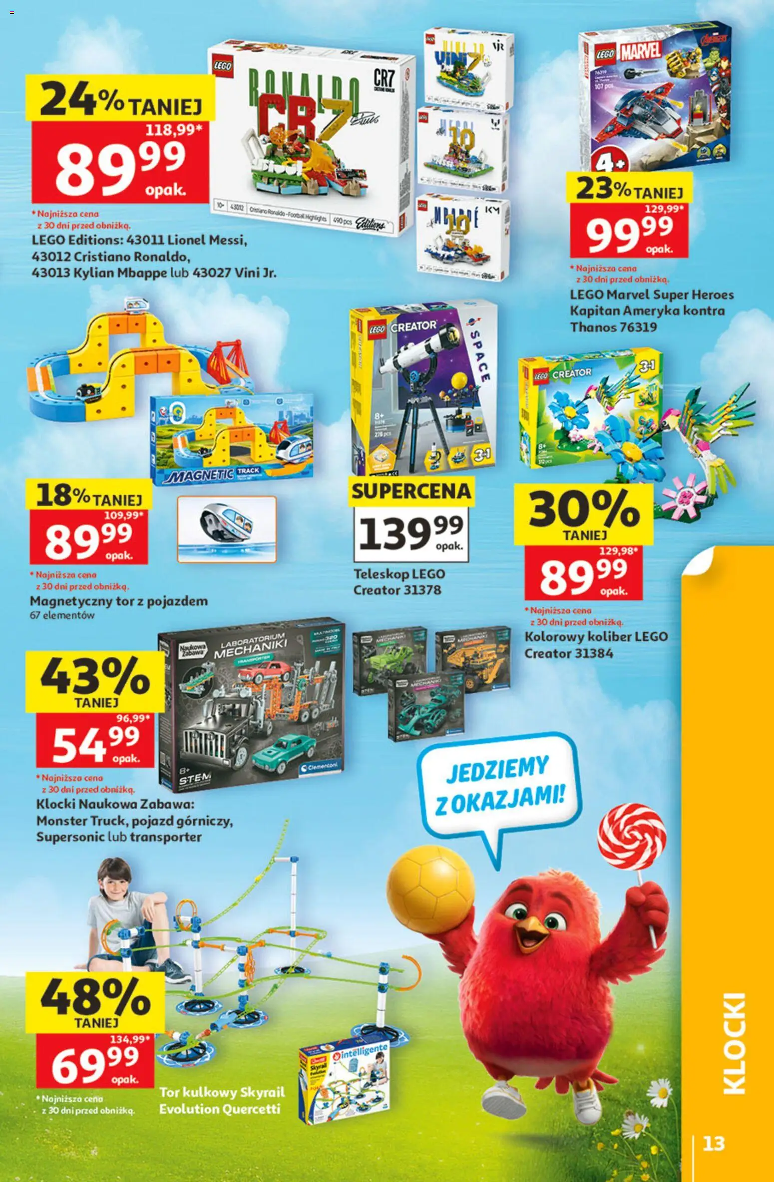 Auchan gazetka - 30 Lat Hipermarket od 21.05.2026 | Strona: 13 | Produkty: Magnetic, Lego