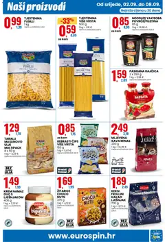 Taralli maslinovo ulje multipack, Taralli maslinovo ulje multipack 8 x 50 g - Pregled kataloga iz trgovine Eurospin, vrijedi od 02.09.2026 | Stranica: 5