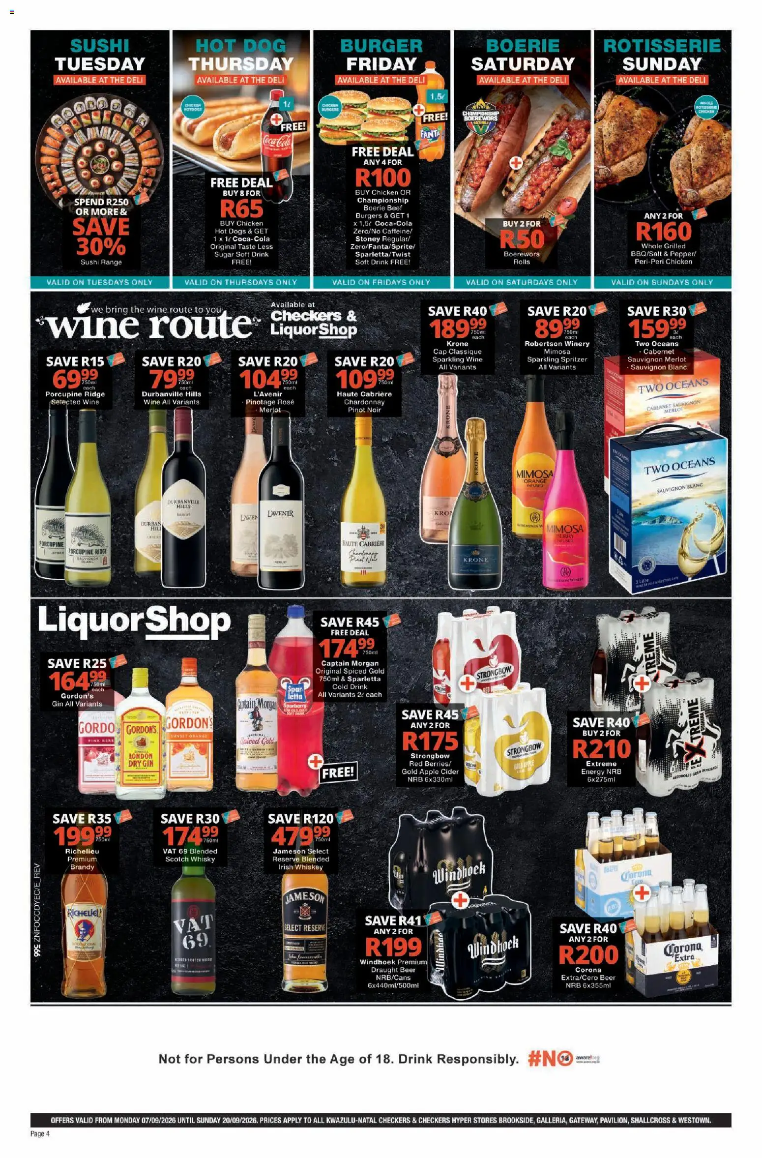 New Checkers catalogue – valid from 07/09/2026 | Page: 4