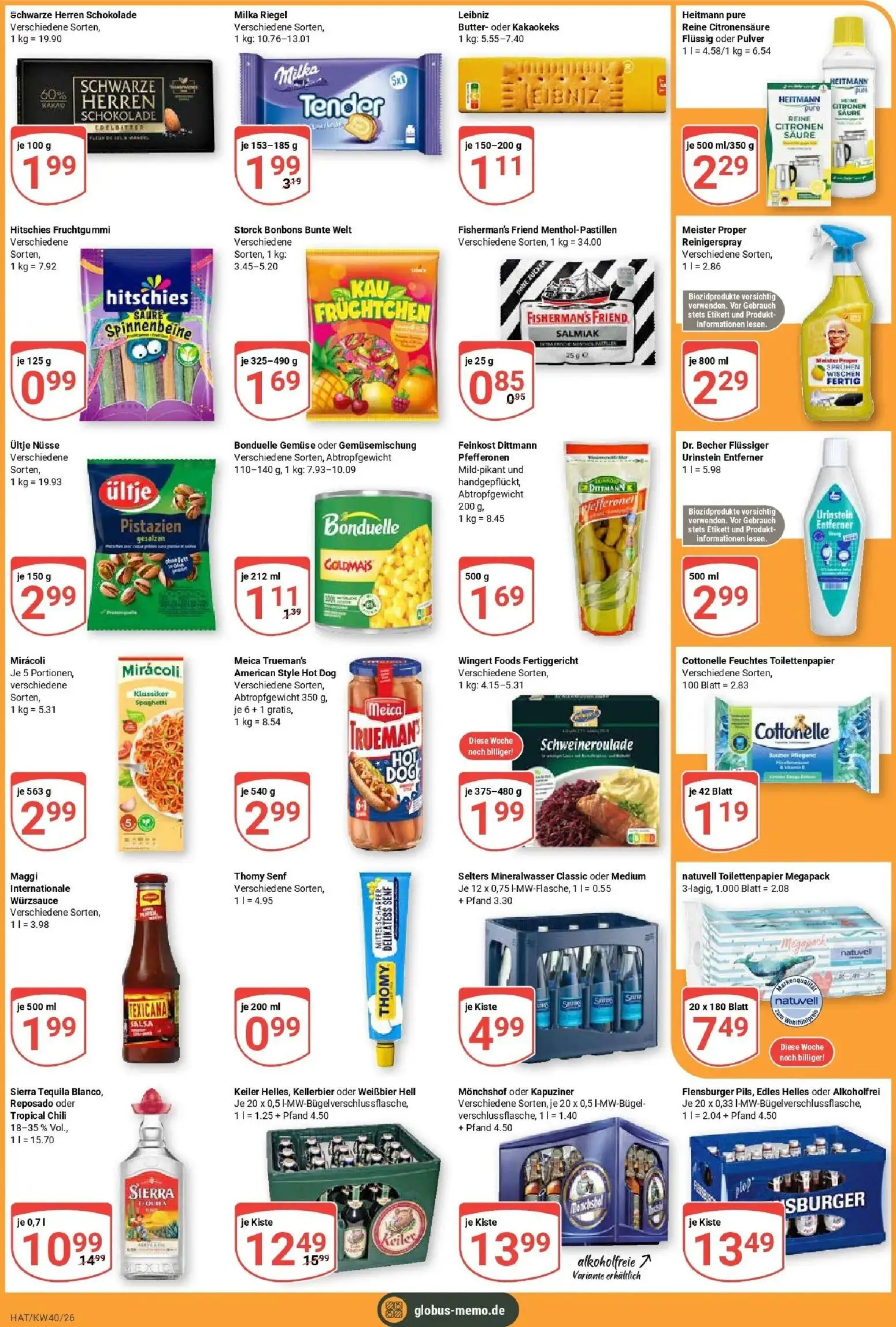Globus Prospekt Hattersheim (ab 28.09.2026) » Angebote online | Seite: 5 | Produkte: Spaghetti, Pistazien, Meica, Tequila