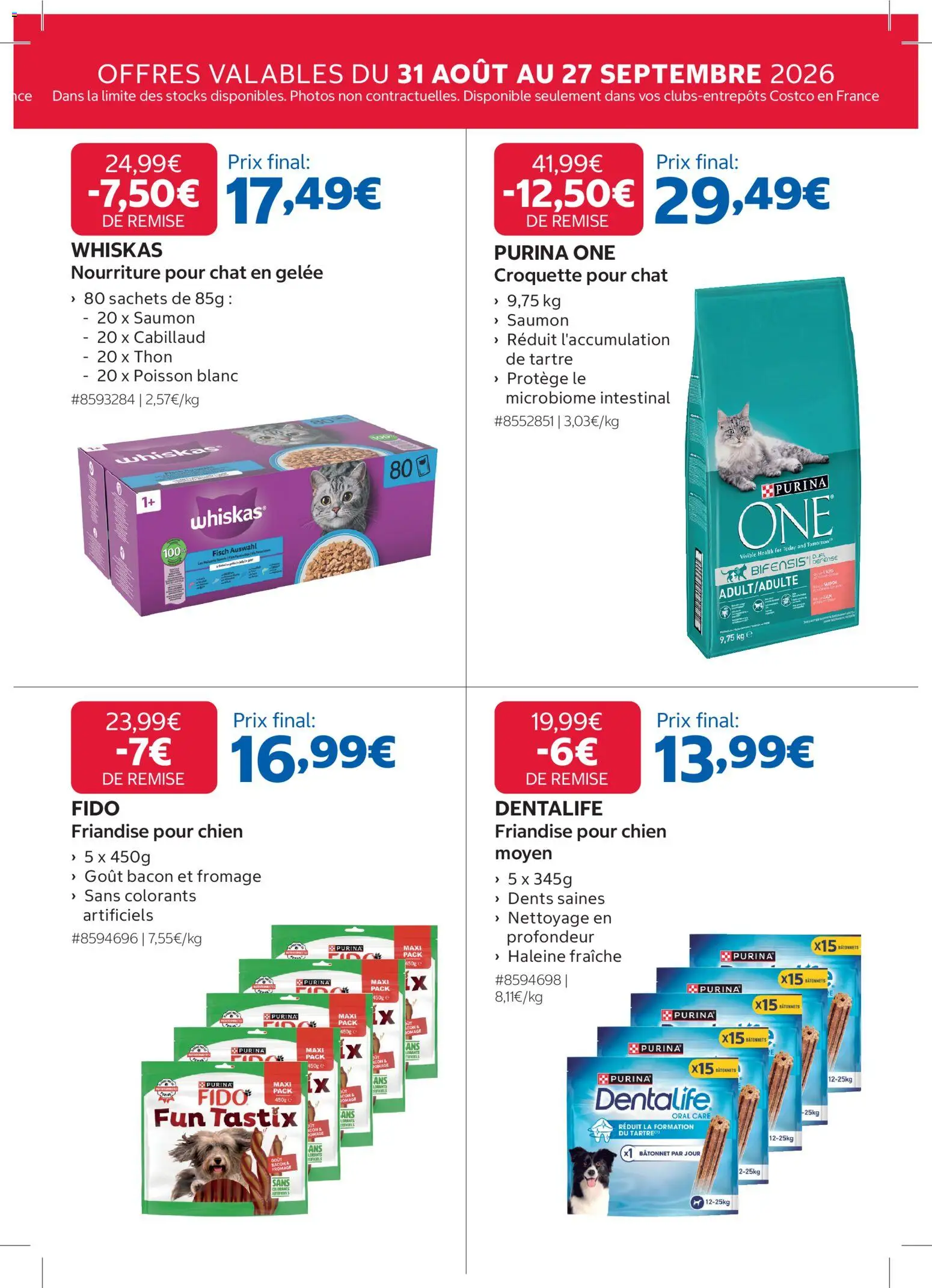 {H1} | Page: 17 | Produits: Nourriture pour chat, Thon, Fromage, Saumon