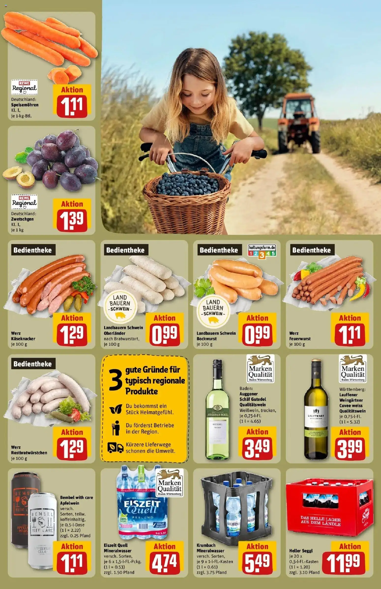 REWE Prospekt ab 24.08.2026 zum Blättern » Angebote | Seite: 21