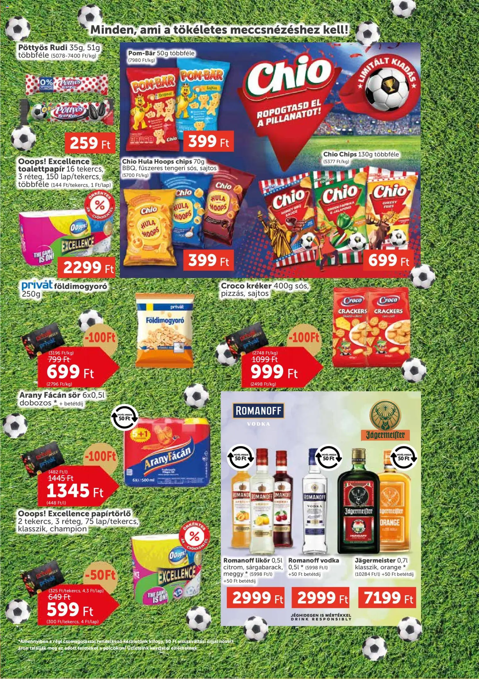 PRIVÁT akciós ujság - amely érvényes a következő dátumtól: 04.06.2026 | Oldal: 5 | Termékek: Chips, Malina, Sör, Vodka