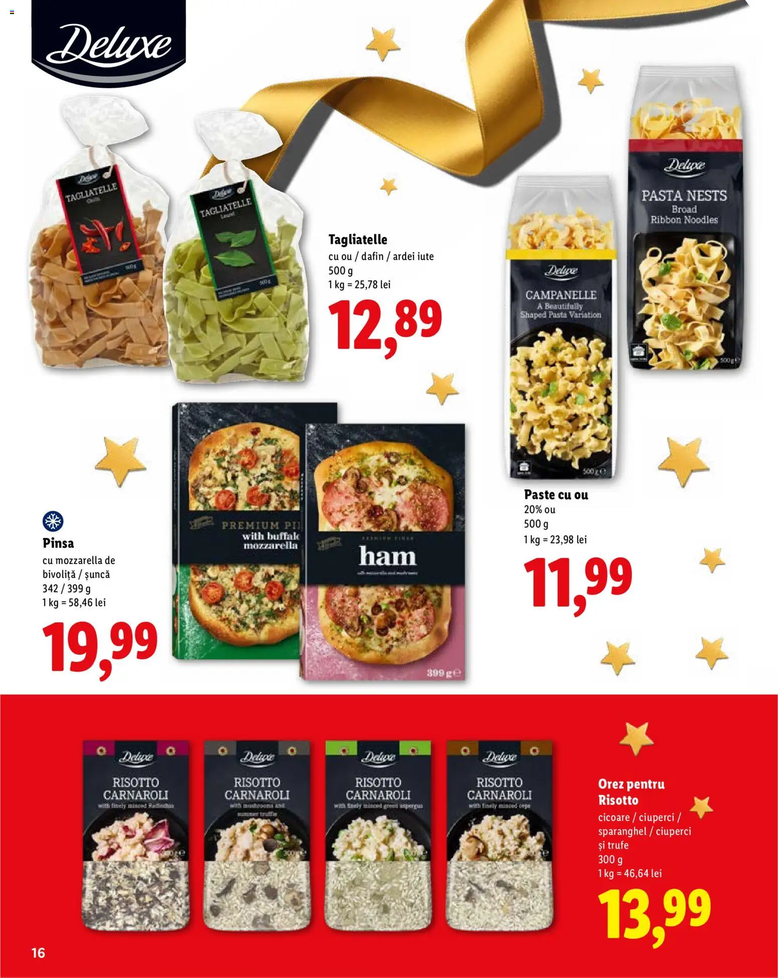 Noul catalog Lidl – valabil de la 19.10.2026 | Pagină: 16 | Produse: Premium, Ardei, Orez, Paste