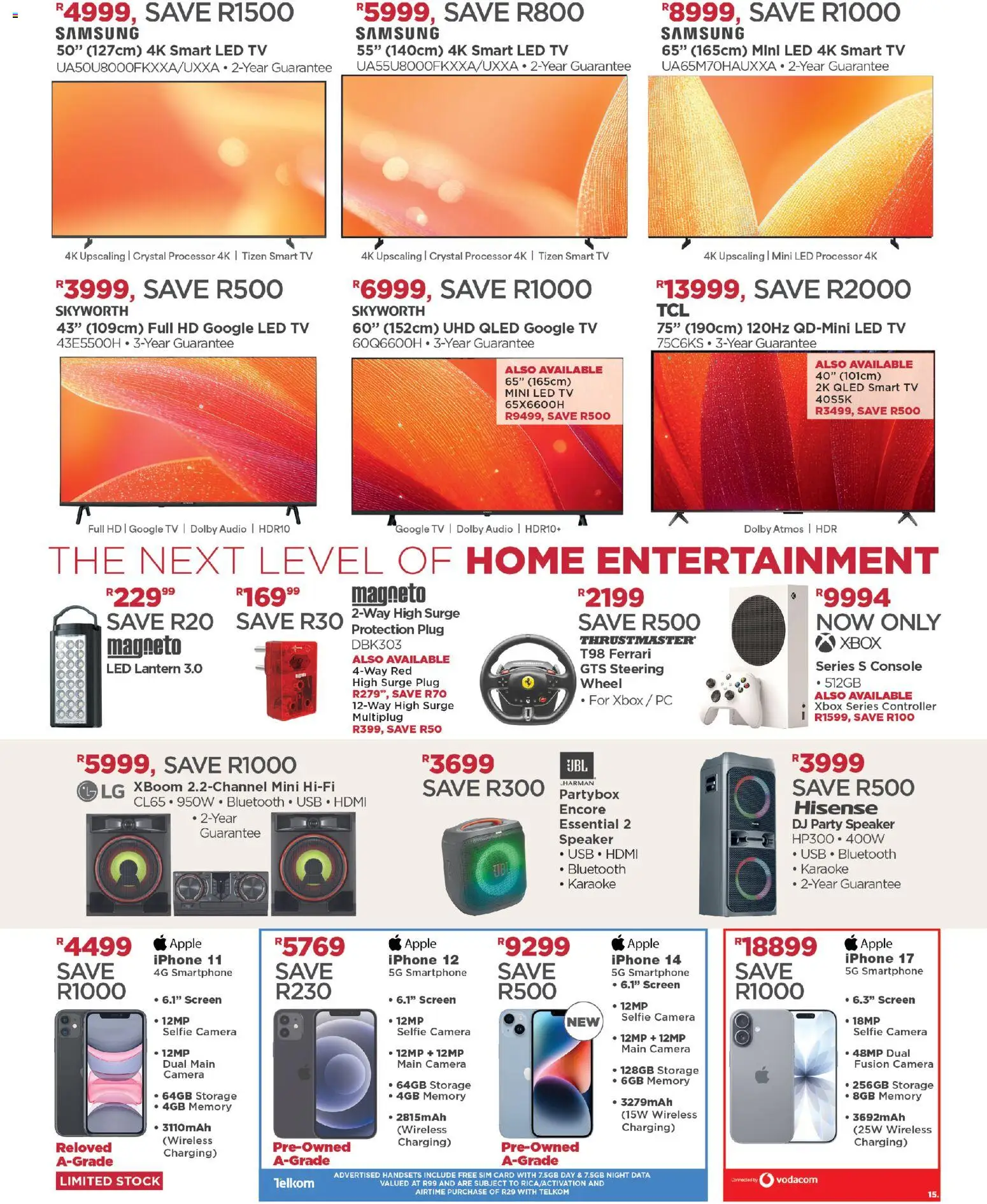 New House and Home catalogue – valid from 12/10/2026 | Page: 15 | Products: Data, Lantern, TV, Stock