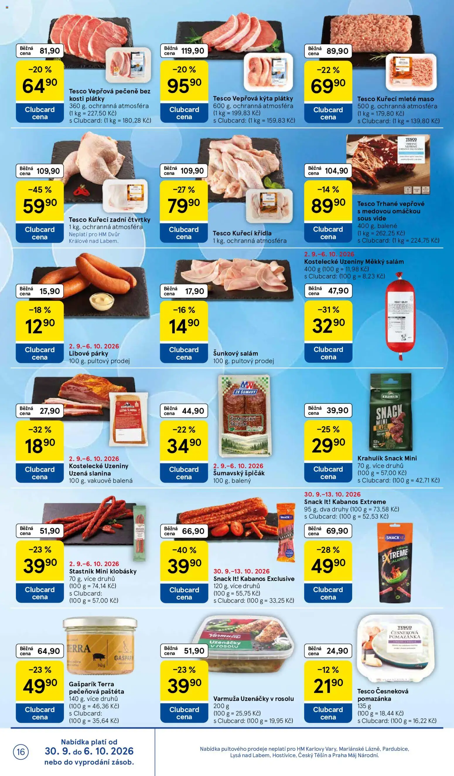 Tesco leták - Hypermarket od 30.09.2026 | Strana: 16