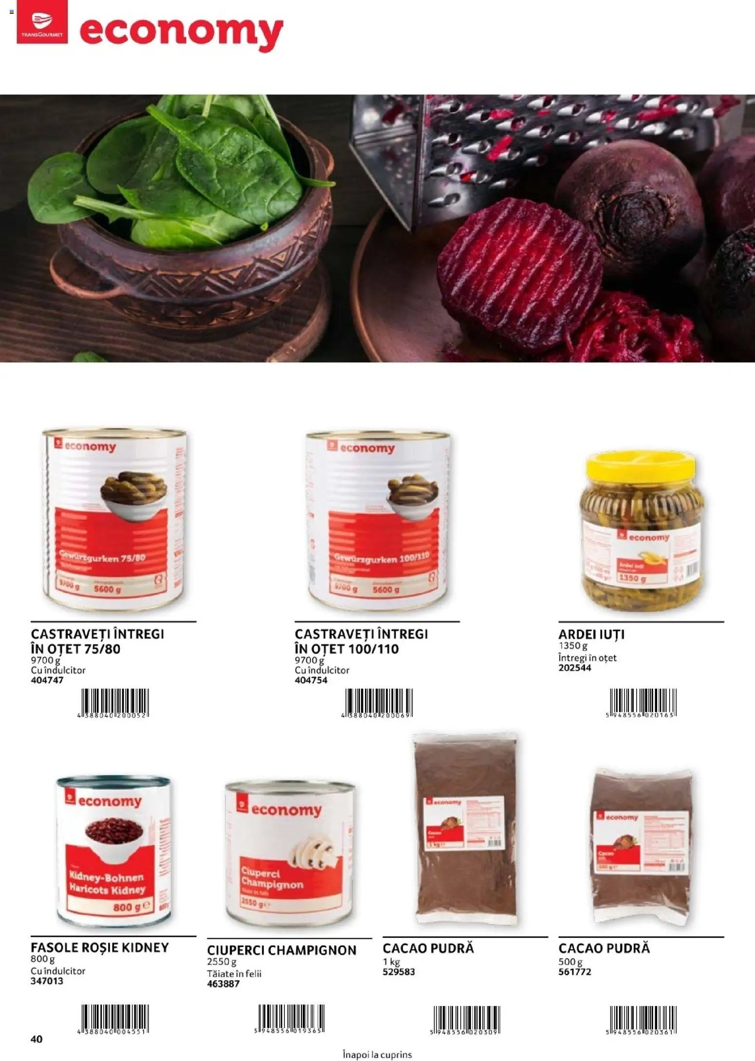 Noul catalog Selgros – valabil de la 30.01.2026 | Pagină: 40 | Produse: Muștar, Ketchup, Sos, Usturoi