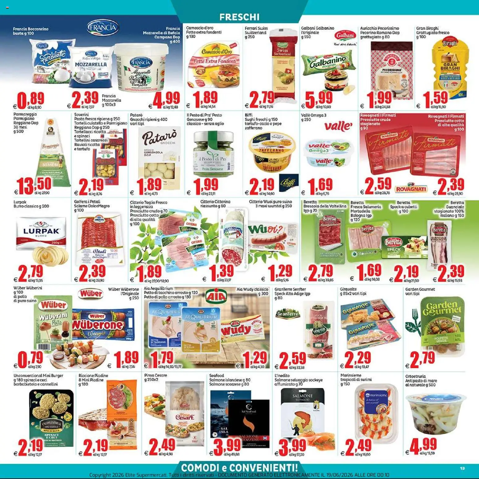 Volantino Elite Supermercati del 19.06.2026 | Pagina: 13