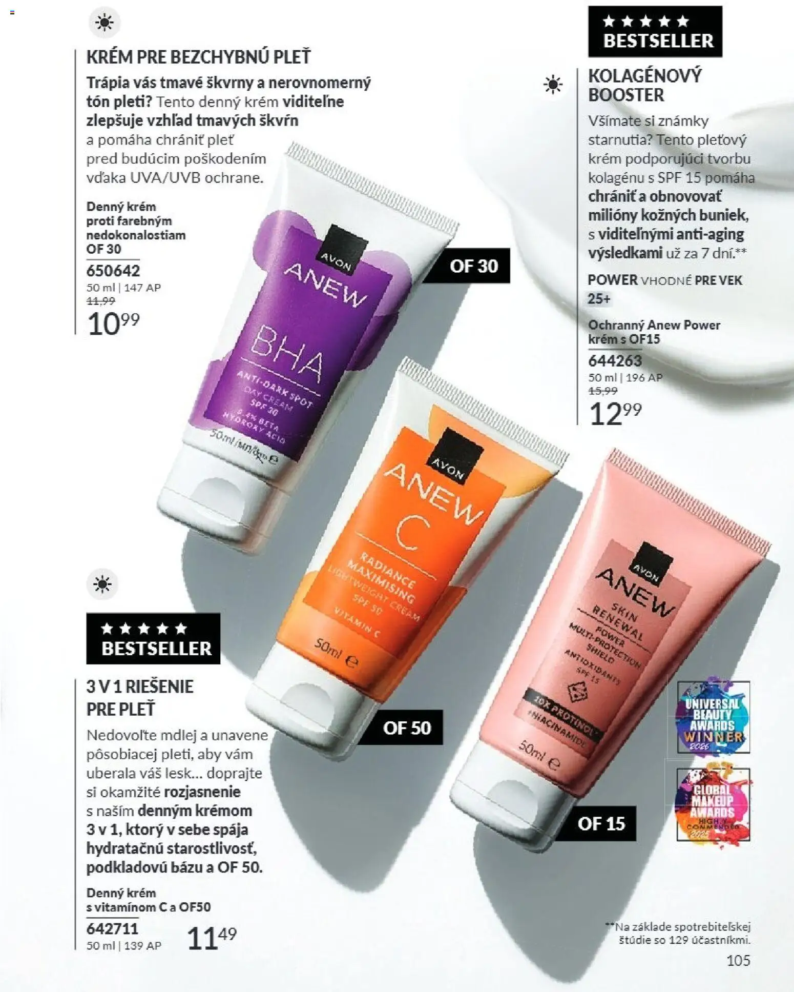 Nové Avon akcie – leták je platný od 01.08.2026 | Strana: 105 | Produkty: Krém