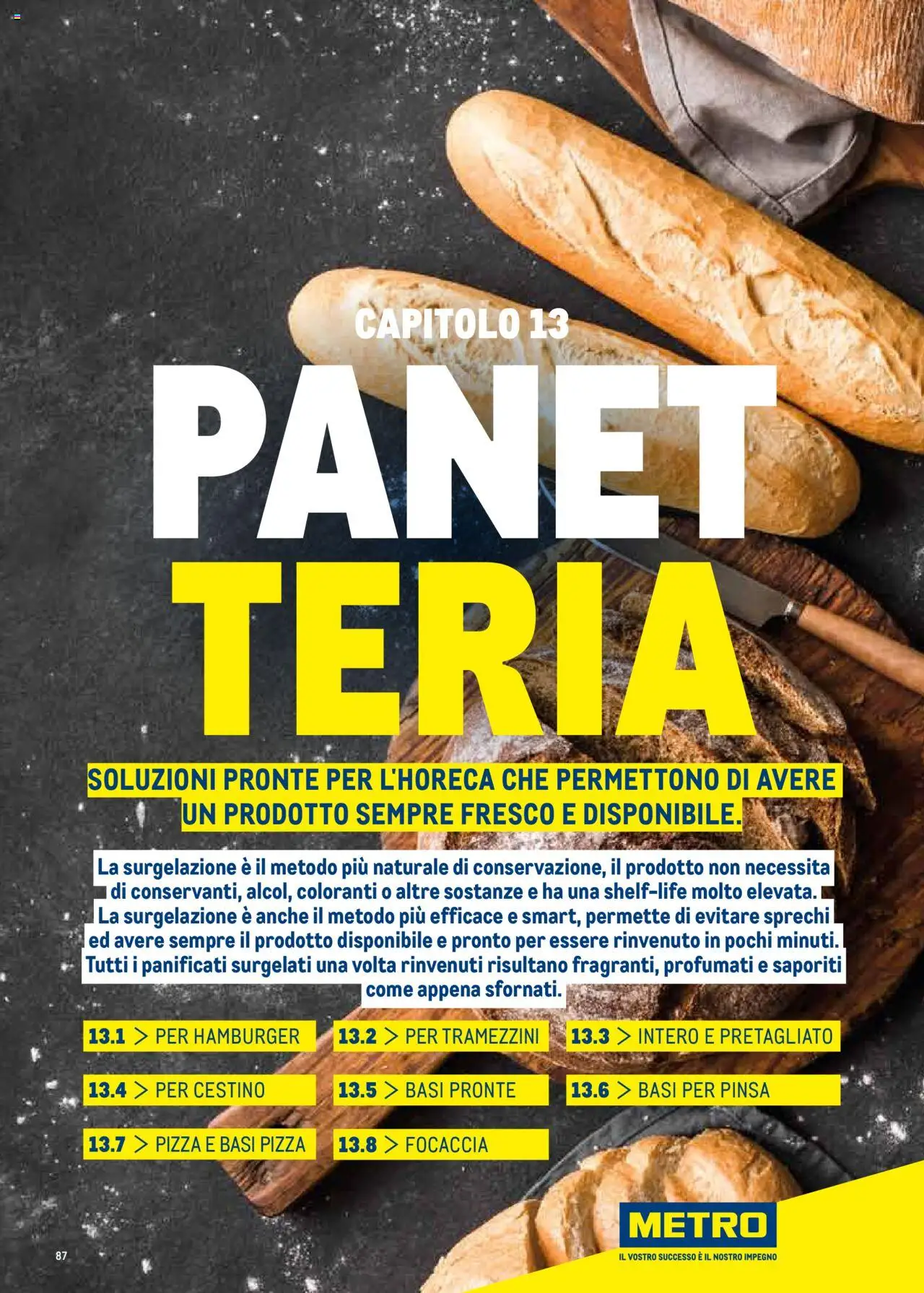 Volantino Metro del 30.06.2025 | Pagina: 87 | Prodotti: Pane, Focaccia, Hamburger, Cestino