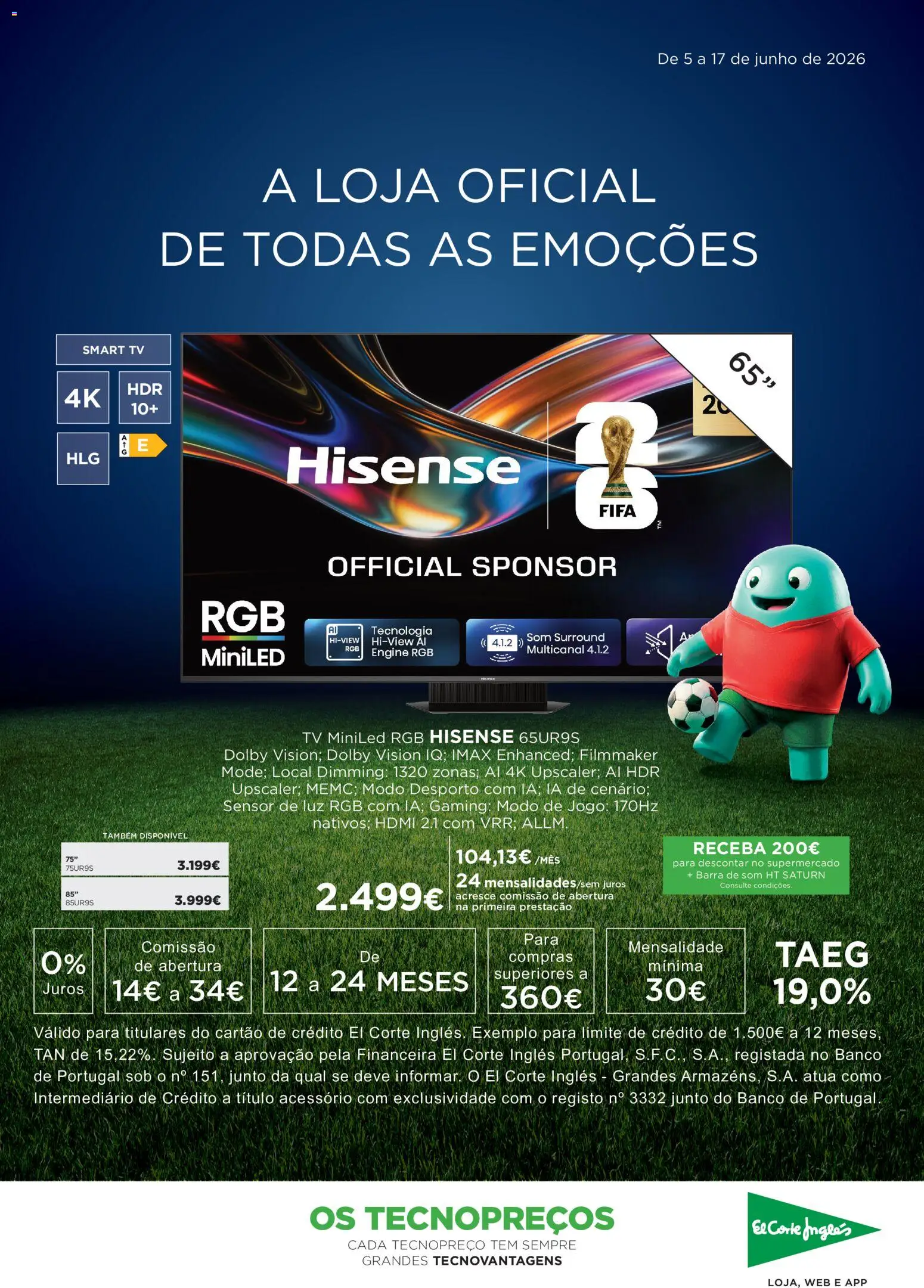 El Corte Ingles folheto │ válido de 05.06.2026 | Página: 1 | Produtos: Banco