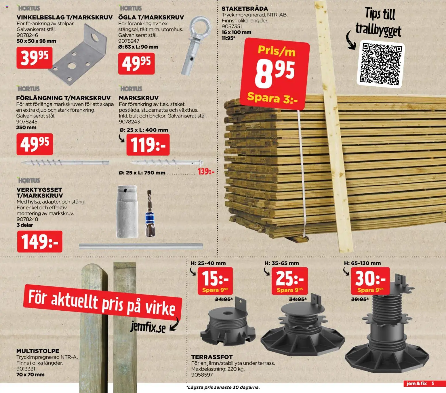Jem & Fix reklamblad aktuell från 20/07/2026 | Sida: 5 | Produkter: Tält, Adapter