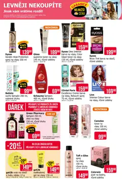 Náhled letáku TETA Drogerie leták od 18.06.2026 | Strana: 9 | Produkty: Syoss, Krém na ruce, Toner, Šampon