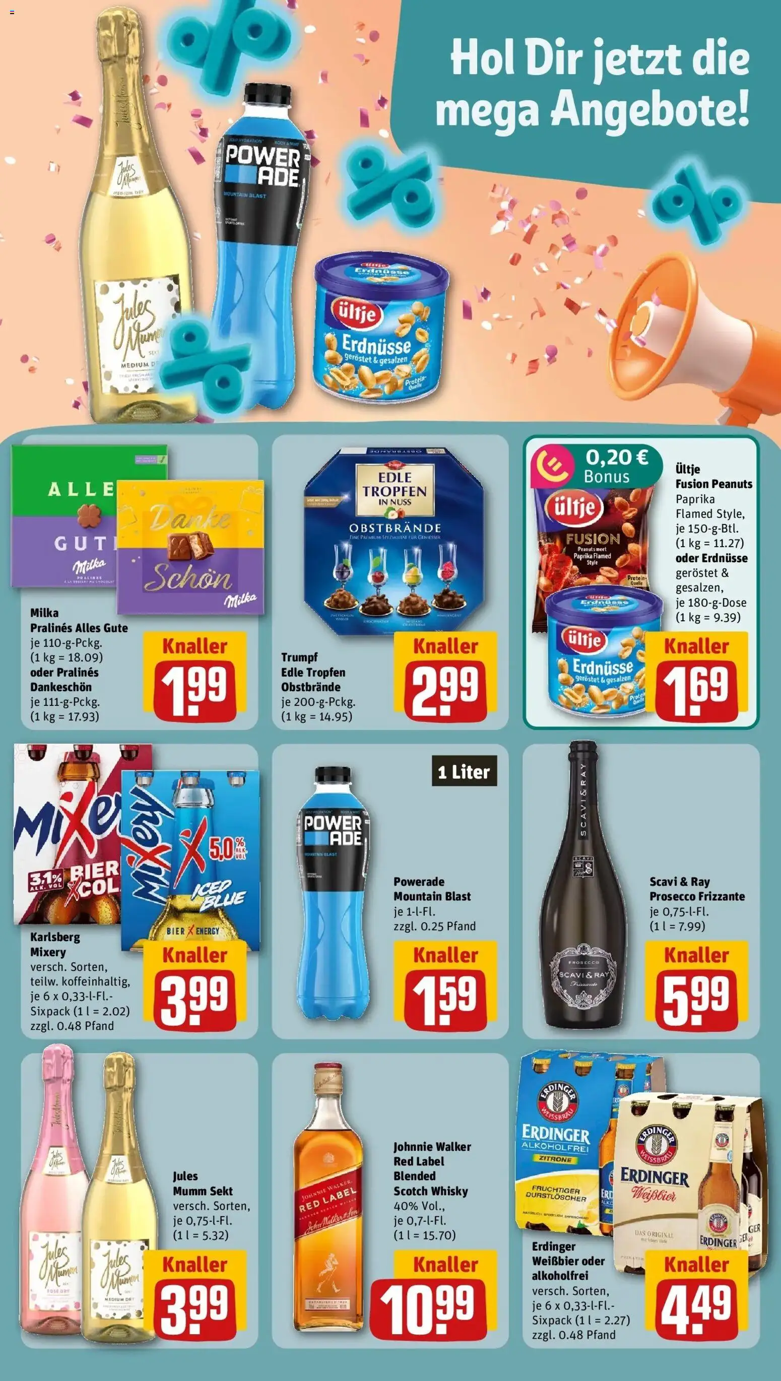 REWE Prospekt ab 21.09.2026 zum Blättern » Angebote | Seite: 9 | Produkte: Whisky, Mumm sekt, Weißbier, Zitrone