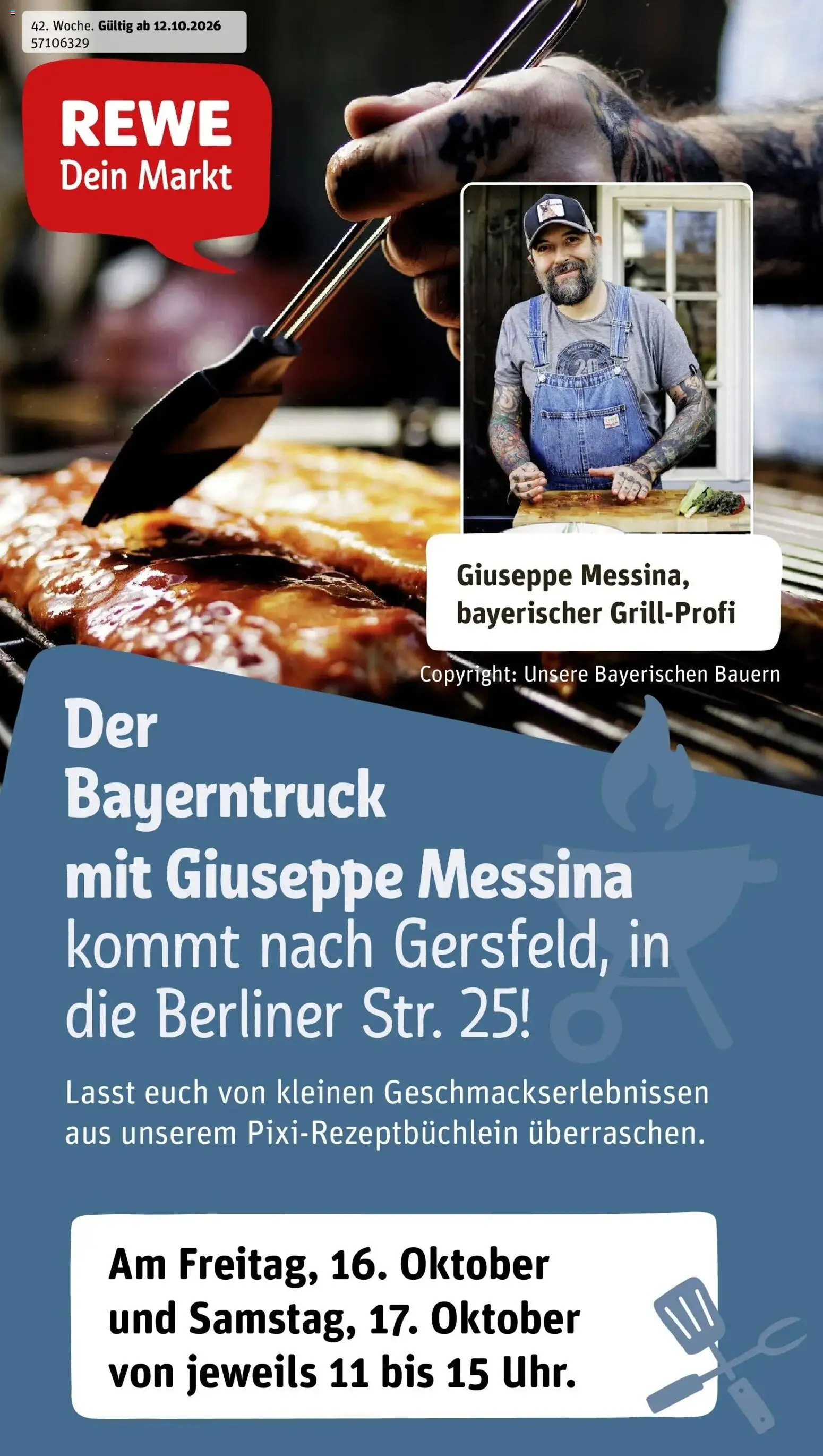 REWE Prospekt ab 12.10.2026 zum Blättern » Angebote | Seite: 1 | Produkte: Berliner