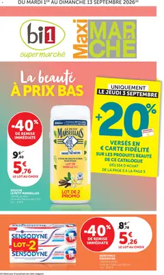 bi1 - Prévisualisation de bi1 Maxi la beauté à prix bas valide à partir de 01/09/2026