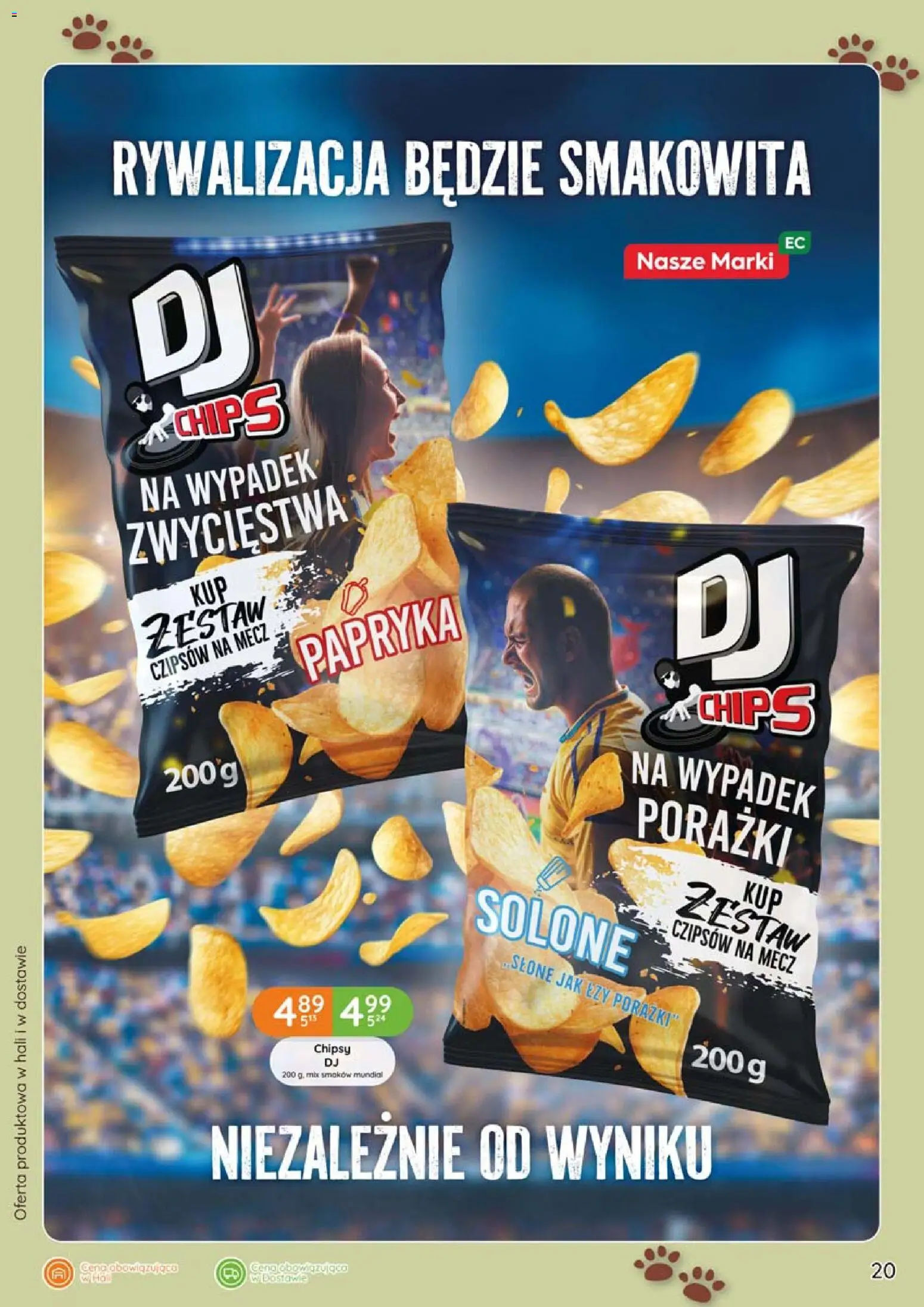 Eurocash gazetka - Biwak od 11.06.2026 | Strona: 20 | Produkty: Chipsy, Papryka