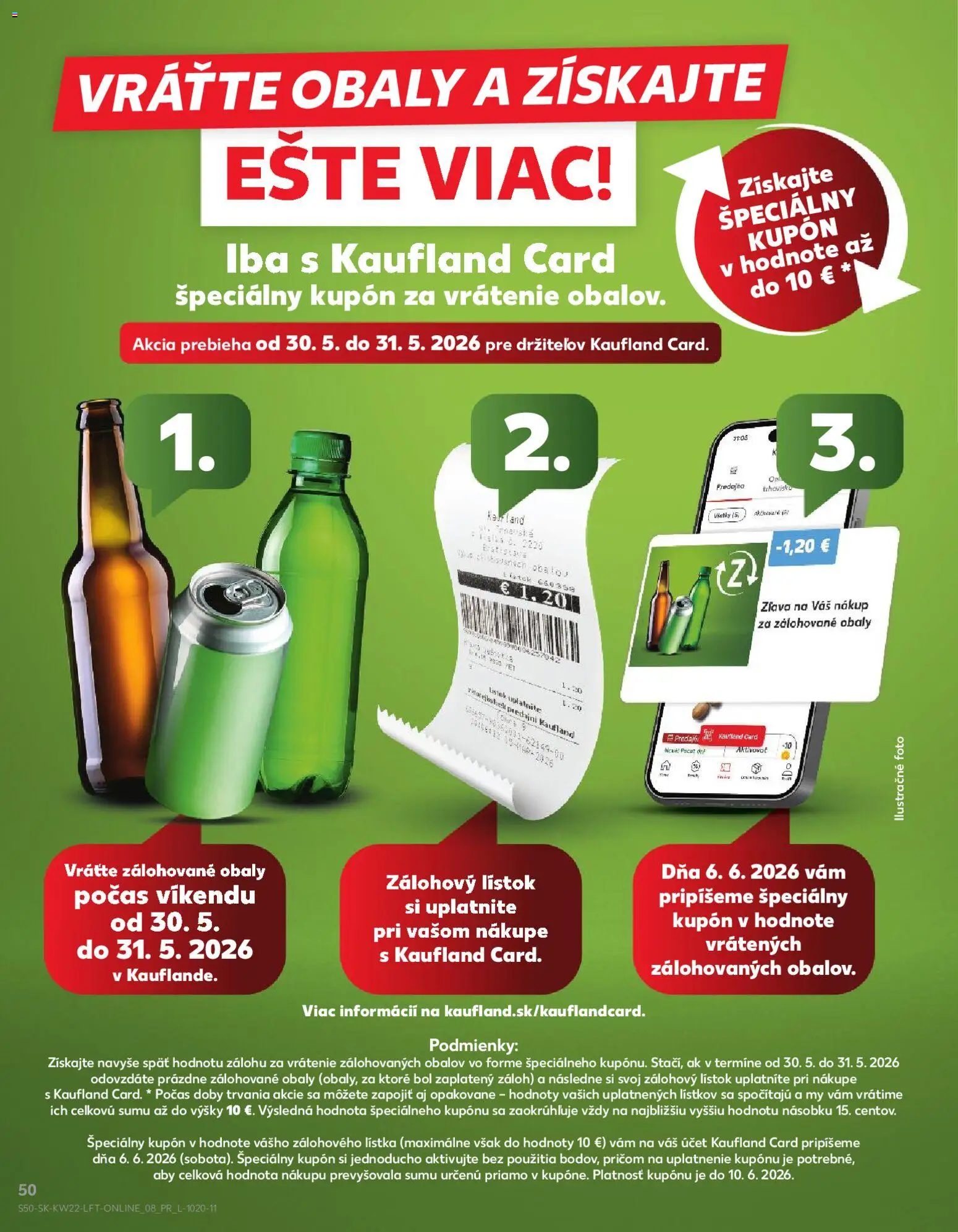 Nové Kaufland akcie – leták je platný od 28.05.2026 | Strana: 50