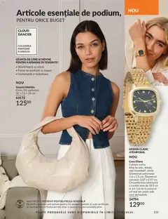 Ofertele Avon valabile de la 01.06.2026 | Pagină: 133 | Produse: Ceas, Geantă, Peluş Köpek Yatağı