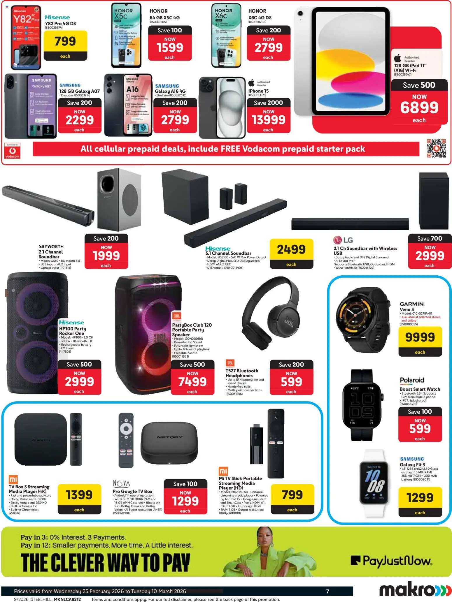 New Makro catalogue – valid from 25.02.2026 | Page: 7 | Products: Audio, Headphones, Speaker, USB