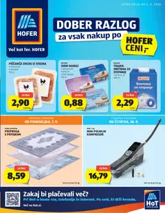 Hofer katalog akcije – veljaven od 02.09.2026