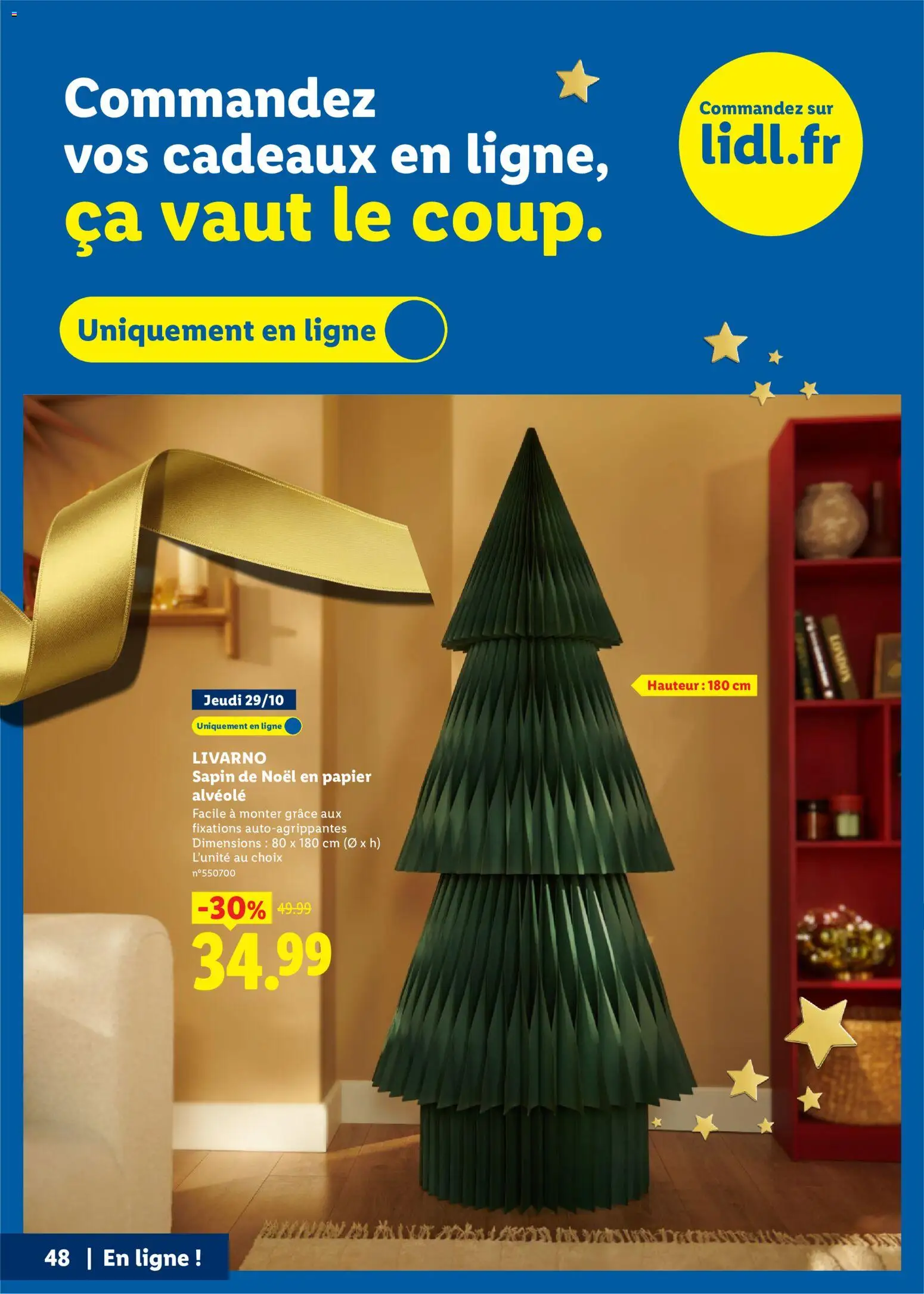{H1} | Page: 48 | Produits: Sapin de Noël, Livarno