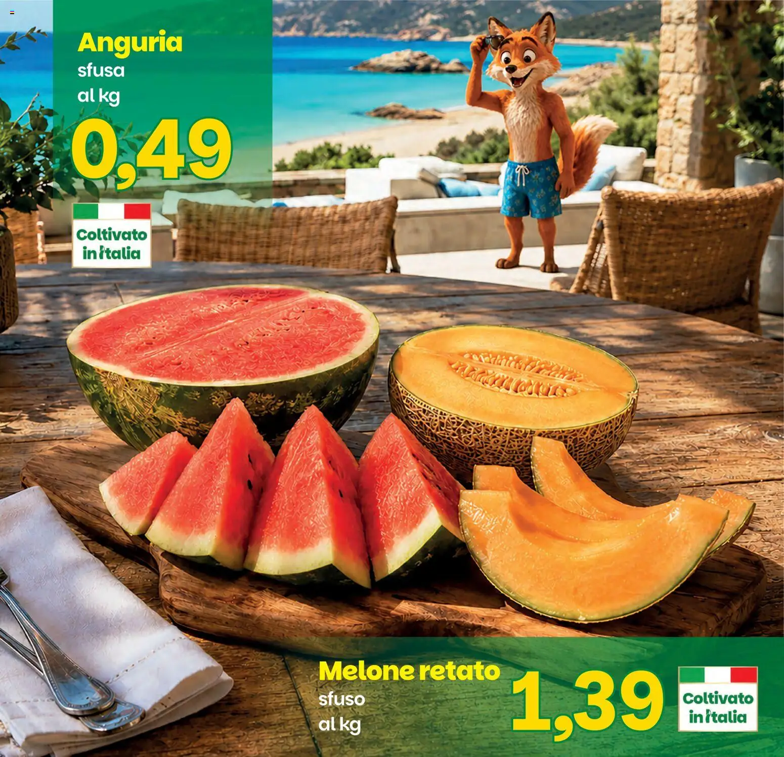 Volantino Prix del 07/08/2026 | Pagina: 4 | Prodotti: Anguria, Melone