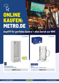 Metro Online Alles für die WM Vorbereitung ab 02.06.2026 gültig