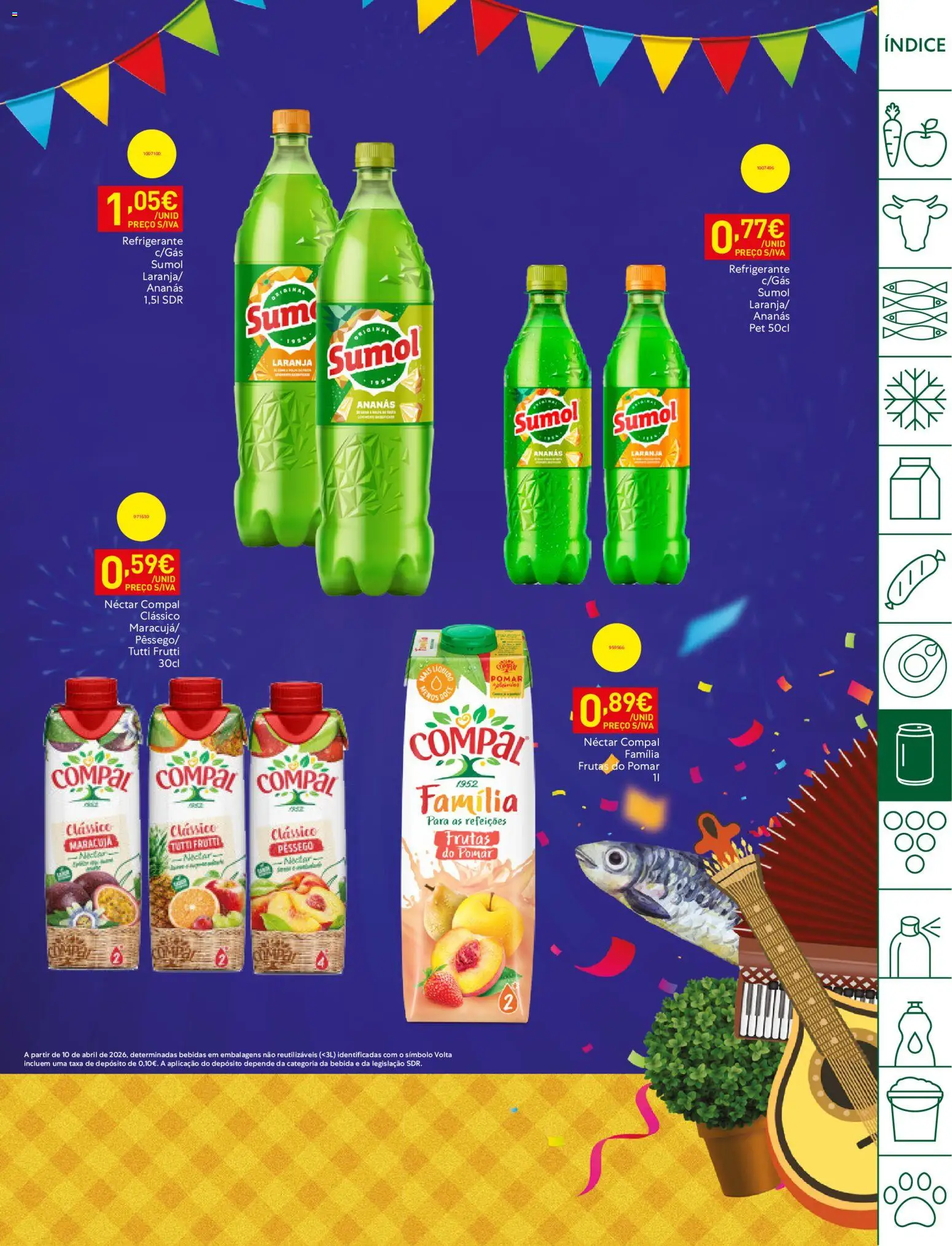 Recheio folheto Madeira │ válido de 28/07/2026 | Página: 23 | Produtos: Refrigerante, Bebida
