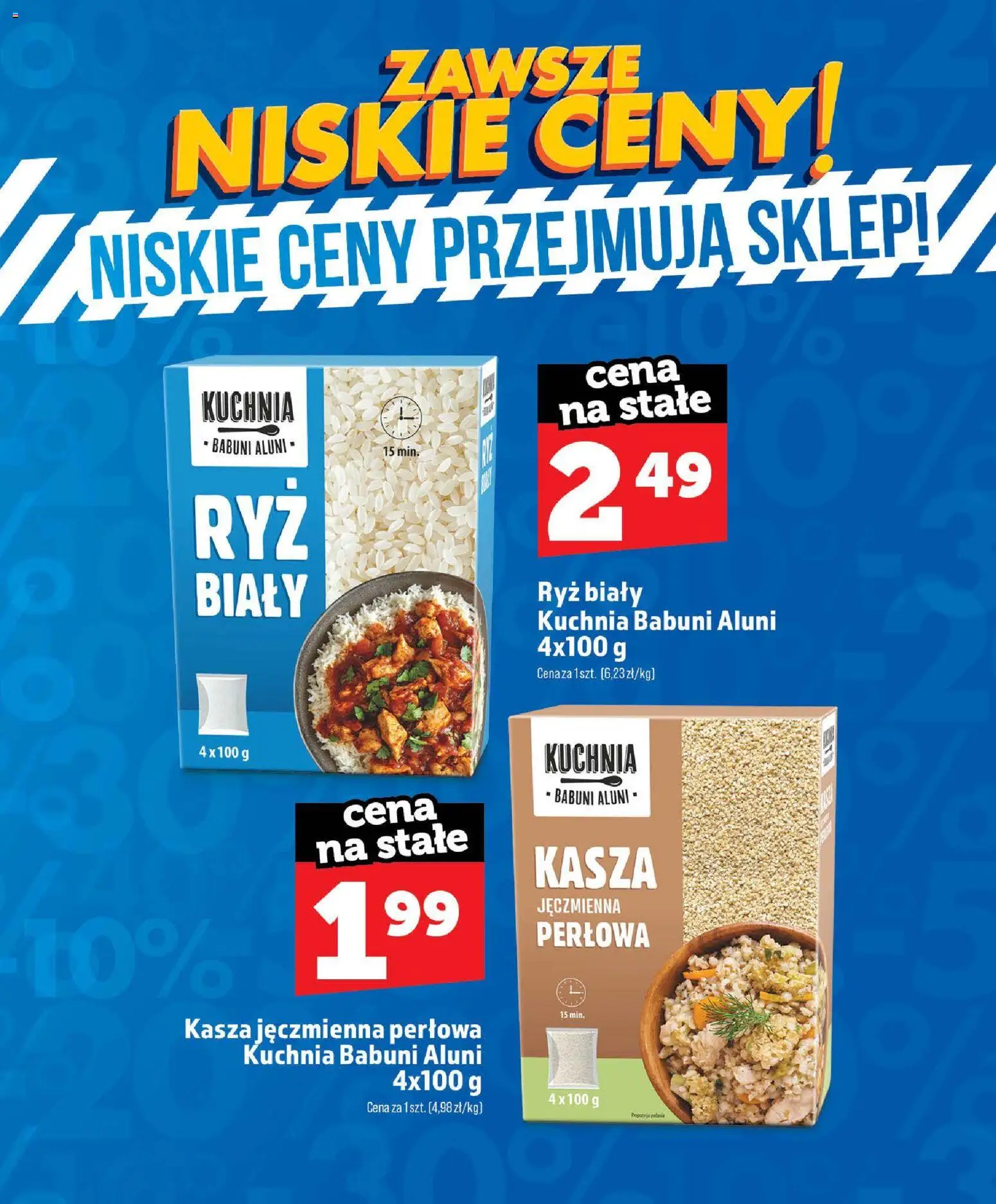 Topaz gazetka - Zawsze Niskie Ceny od 01.07.2026 | Strona: 22 | Produkty: Kasza, Kasza jęczmienna, Ryż biały, Ryż