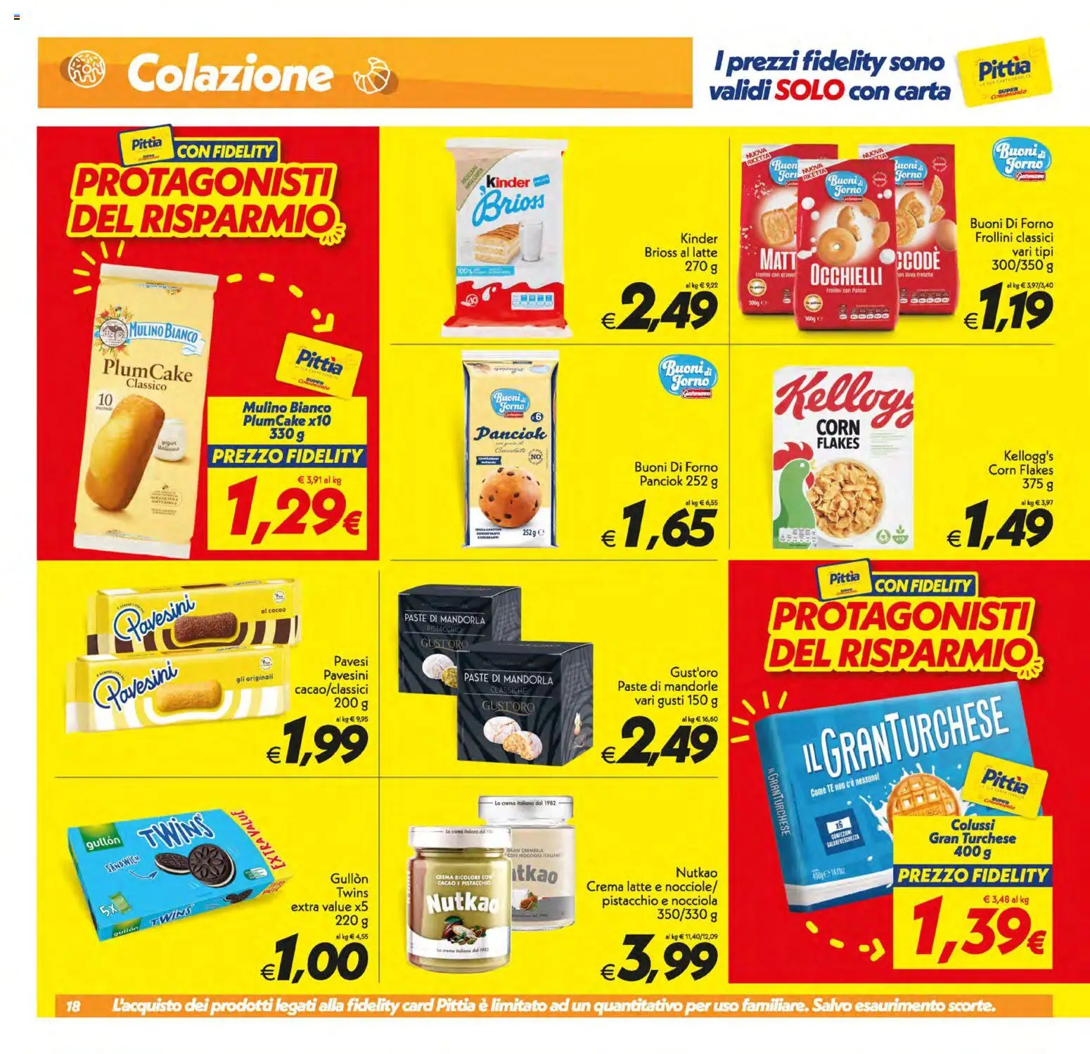 Volantino SuperConveniente del 30/06/2026 | Pagina: 18 | Prodotti: Crema, Tè, Latte, Plumcake