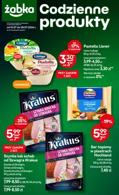 Pogląd oferty "Żabka gazetka - Codzienne produkty" - ważna od 15.07.2026